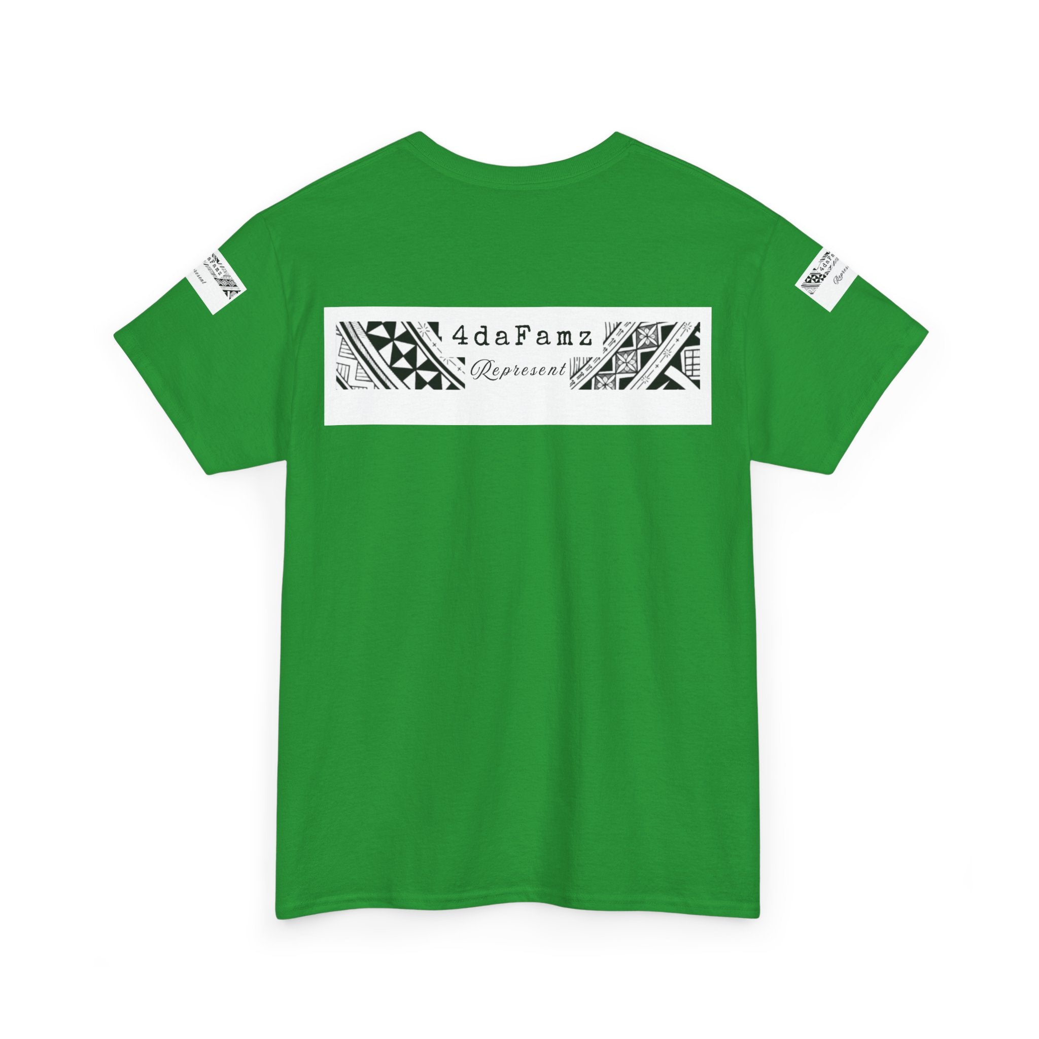 4daFamz REPRESENT Stylish Unisex Quality Cotton Trendy Tee with Relaxed Islander Vibes, Casual Wear, Gifts for Family, Everyday Comfort