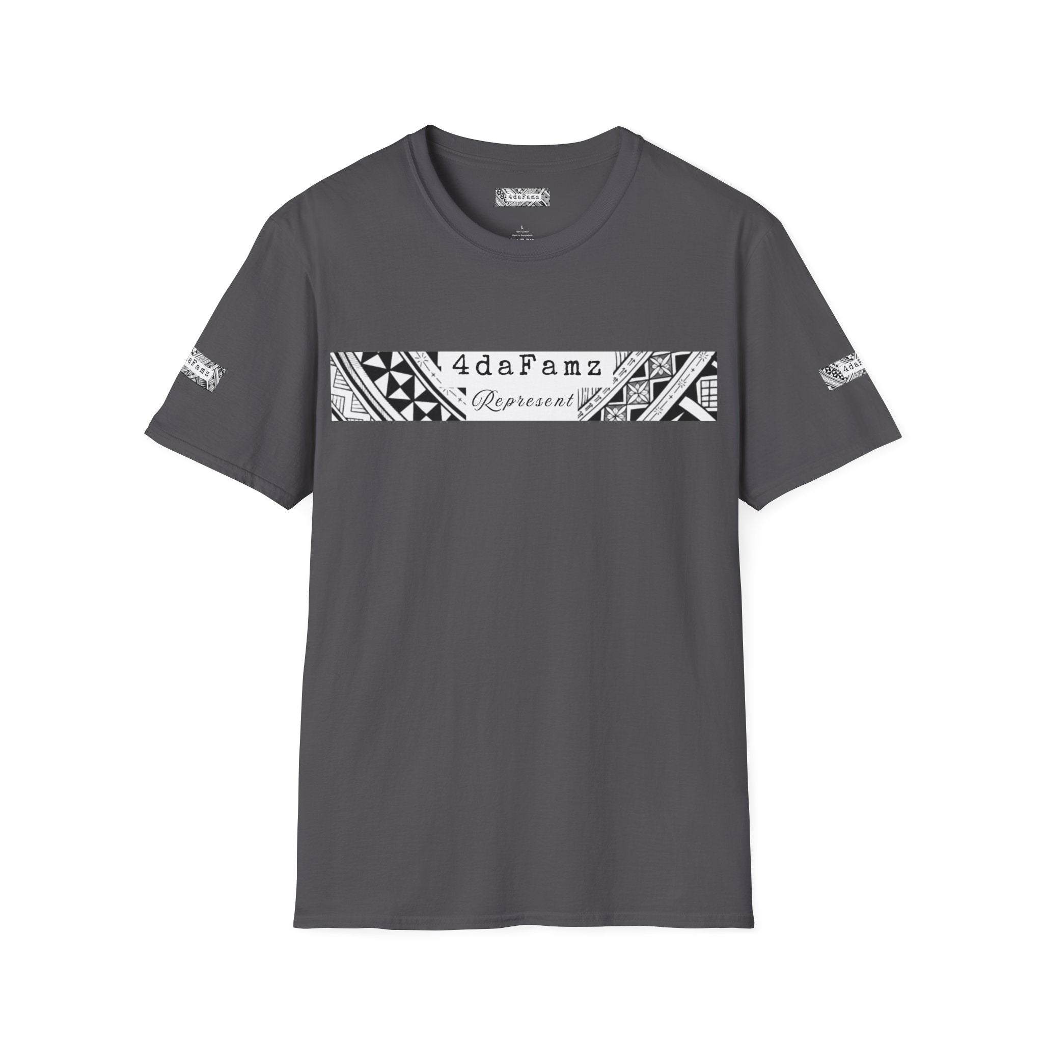 4daFamz REPRESENT Trendy Unisex Tee with relaxed island vibe - Perfect for Casual Wear, Birthdays, Family Gatherings, Artistic Expression, Unique Gifts