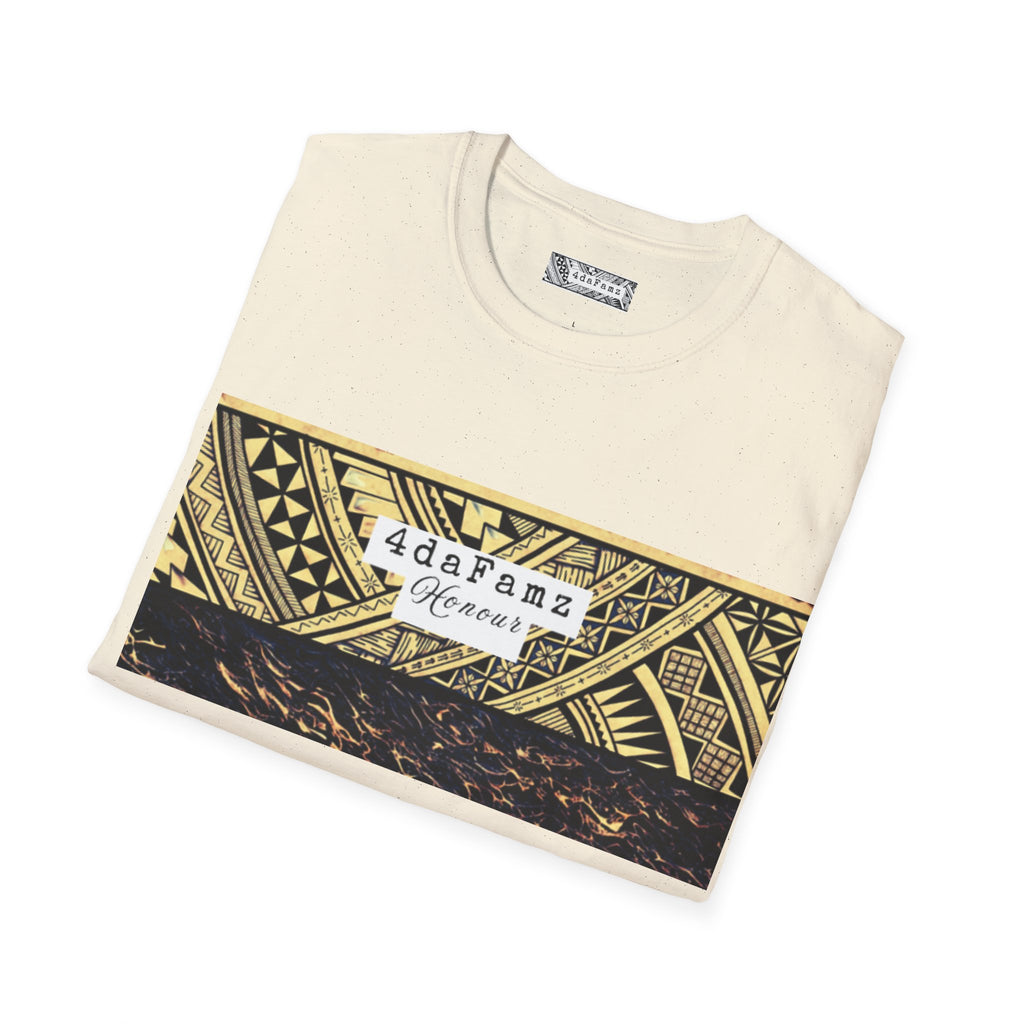 4daFamz HONOUR Stylish Comfy Tee for Everyday Wear, Gifts for Him/Her, Summer, Relaxed Island Vibe, Trendy Fashion Statement