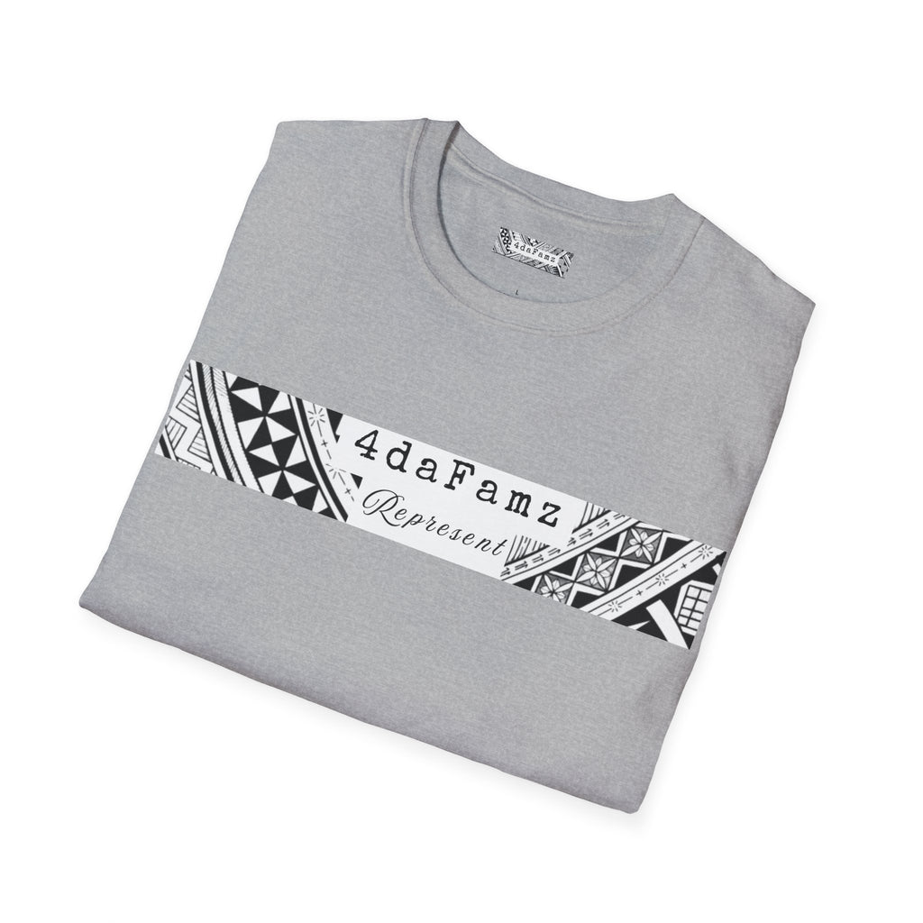 4daFamz REPRESENT Trendy Unisex Tee with relaxed island vibe - Perfect for Casual Wear, Birthdays, Family Gatherings, Artistic Expression, Unique Gifts