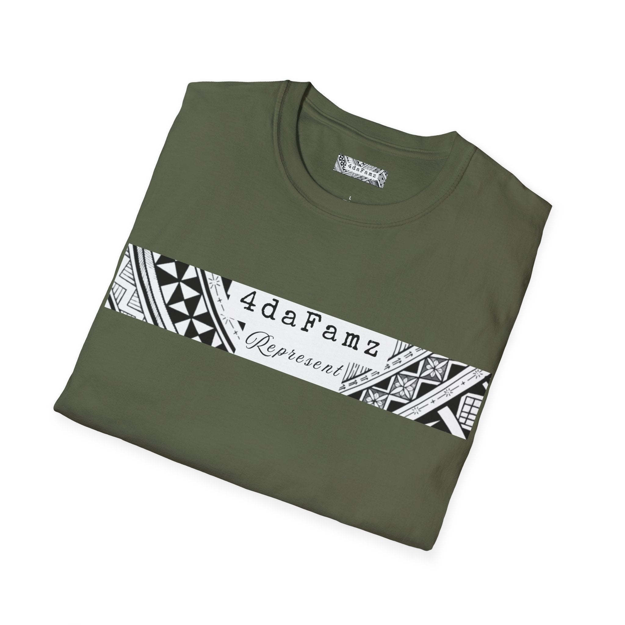 4daFamz REPRESENT Trendy Unisex Graphic Tee - Perfect for Casual Wear, Birthdays, Family Gatherings, Artistic Expression, Unique Gifts