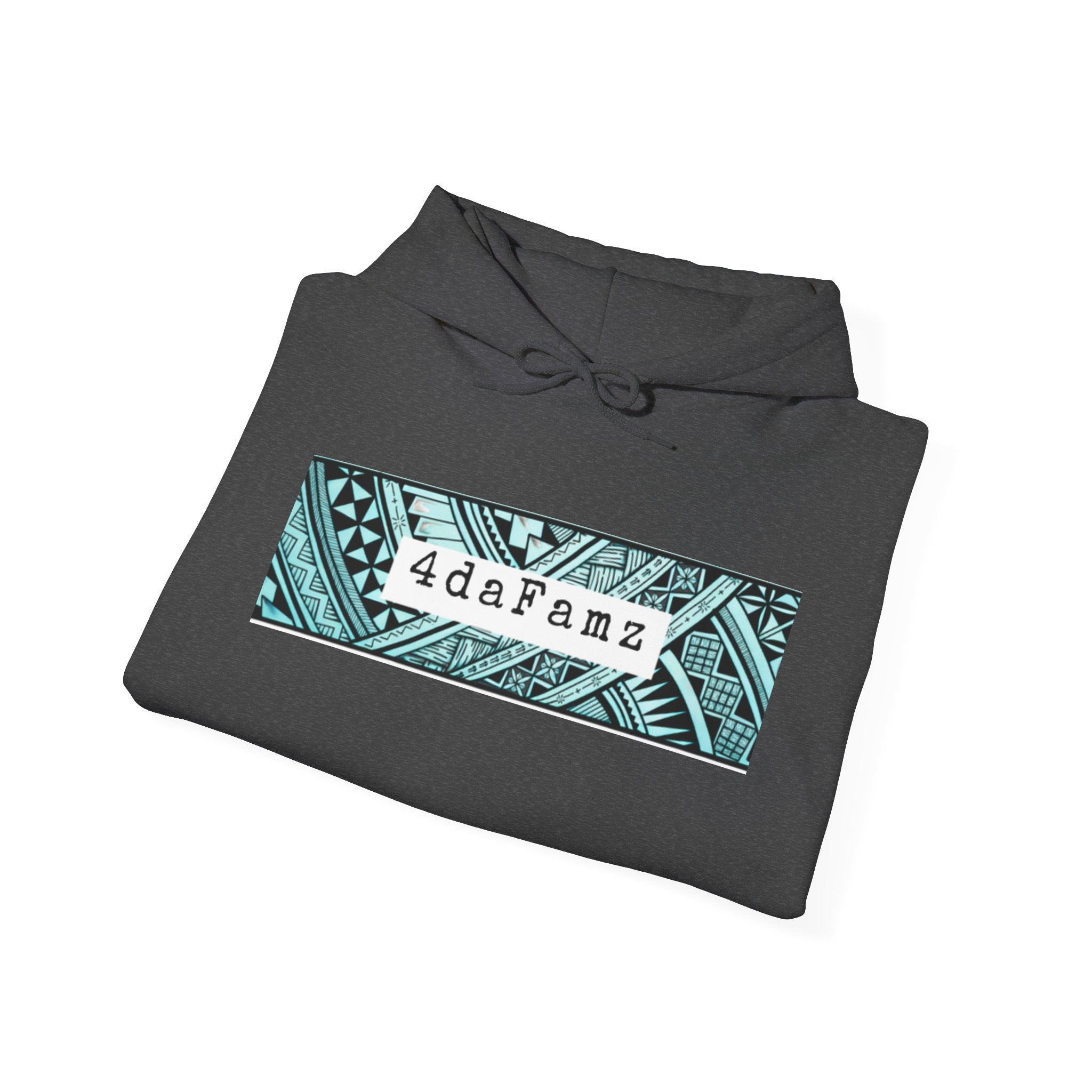 4daFamz Trendy Unisex Heavy Blend Hoodie, Cozy Gift, Casual Streetwear, Graphic Hooded Sweatshirt