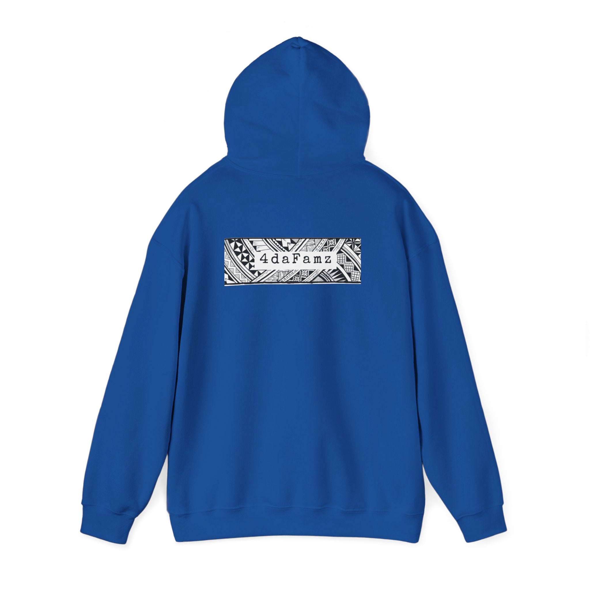 4daFamz Trendy Unisex Heavy Blend Hoodie, Cozy Gift, Casual Streetwear, Graphic Hooded Sweatshirt