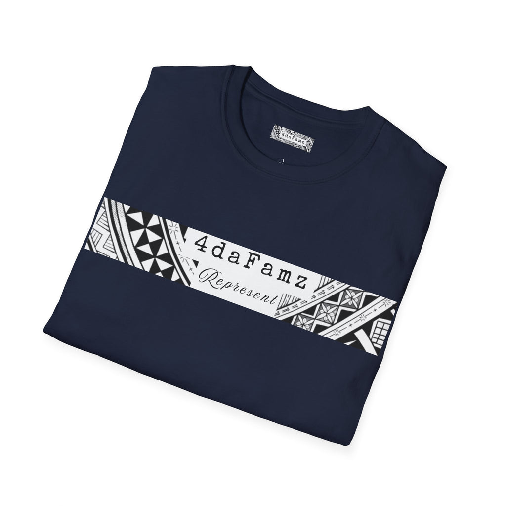 4daFamz REPRESENT Trendy Unisex Tee with relaxed island vibe - Perfect for Casual Wear, Birthdays, Family Gatherings, Artistic Expression, Unique Gifts