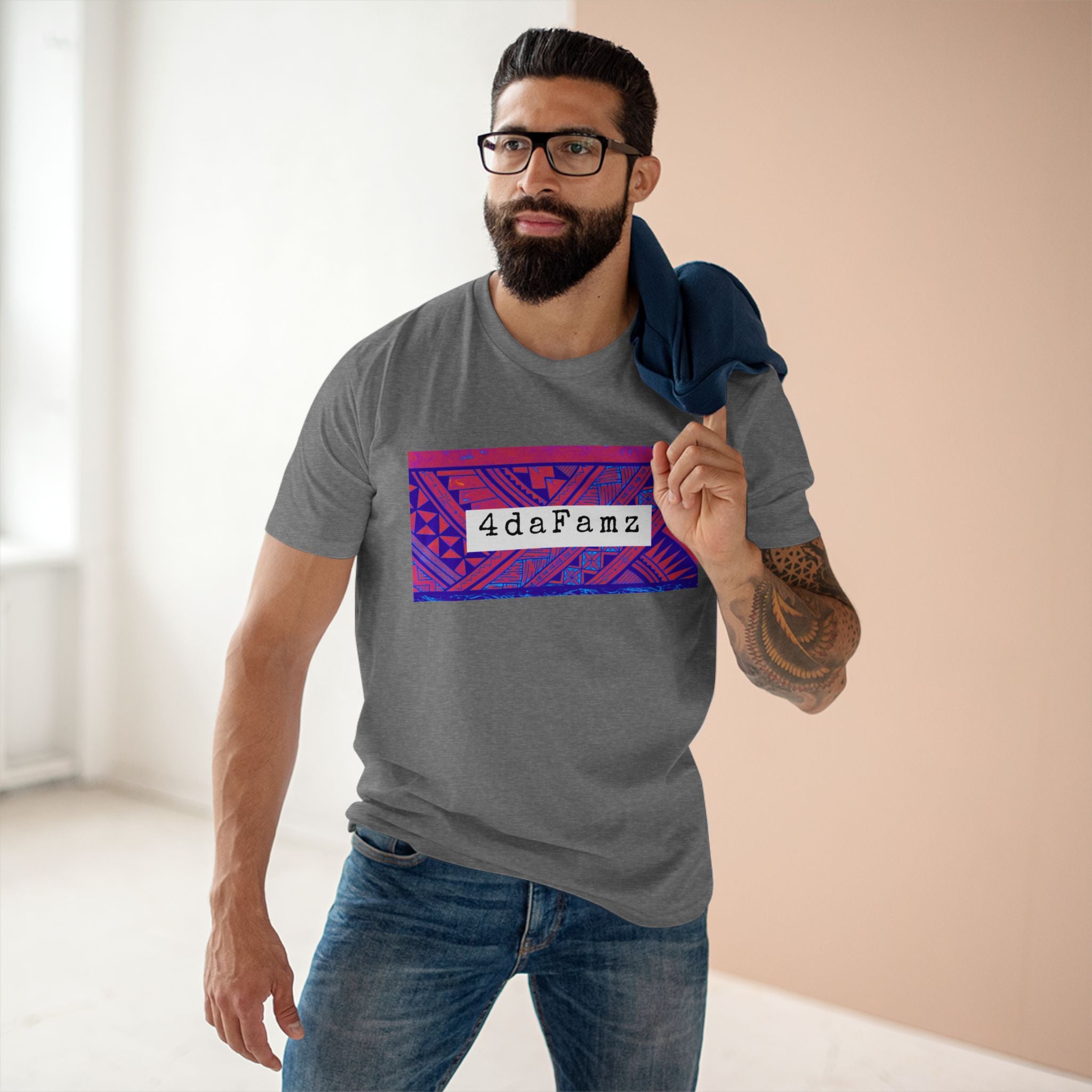 4daFamz REPRESENT Stylish Comfy Staple Tee for Family Connections | Modern Graphic Tee, Casual Wear, Gift for Him/Her, Unique Family Shirt, Everyday Comfort