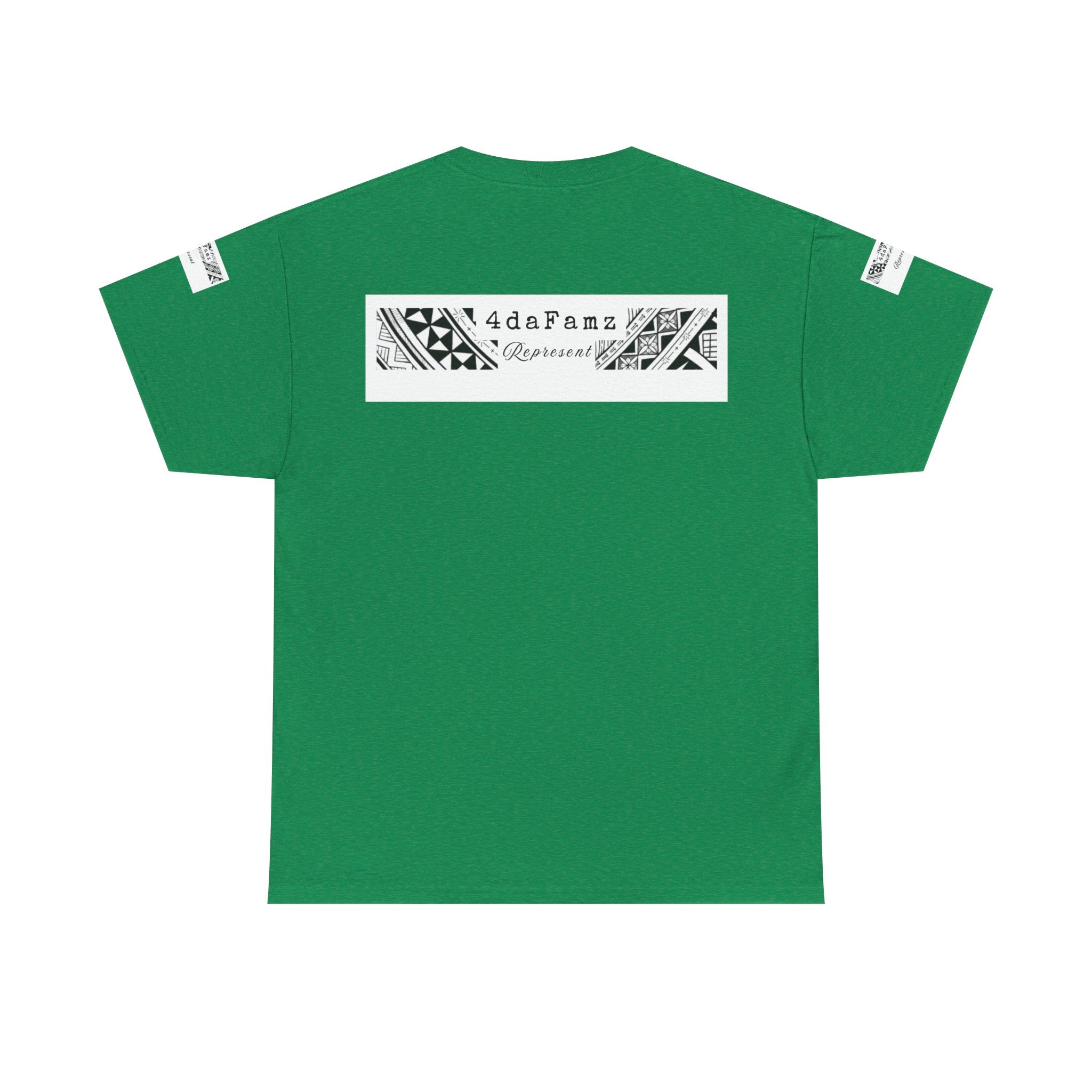 4daFamz REPRESENT Stylish Unisex Quality Cotton Trendy Tee with Relaxed Islander Vibes, Casual Wear, Gifts for Family, Everyday Comfort