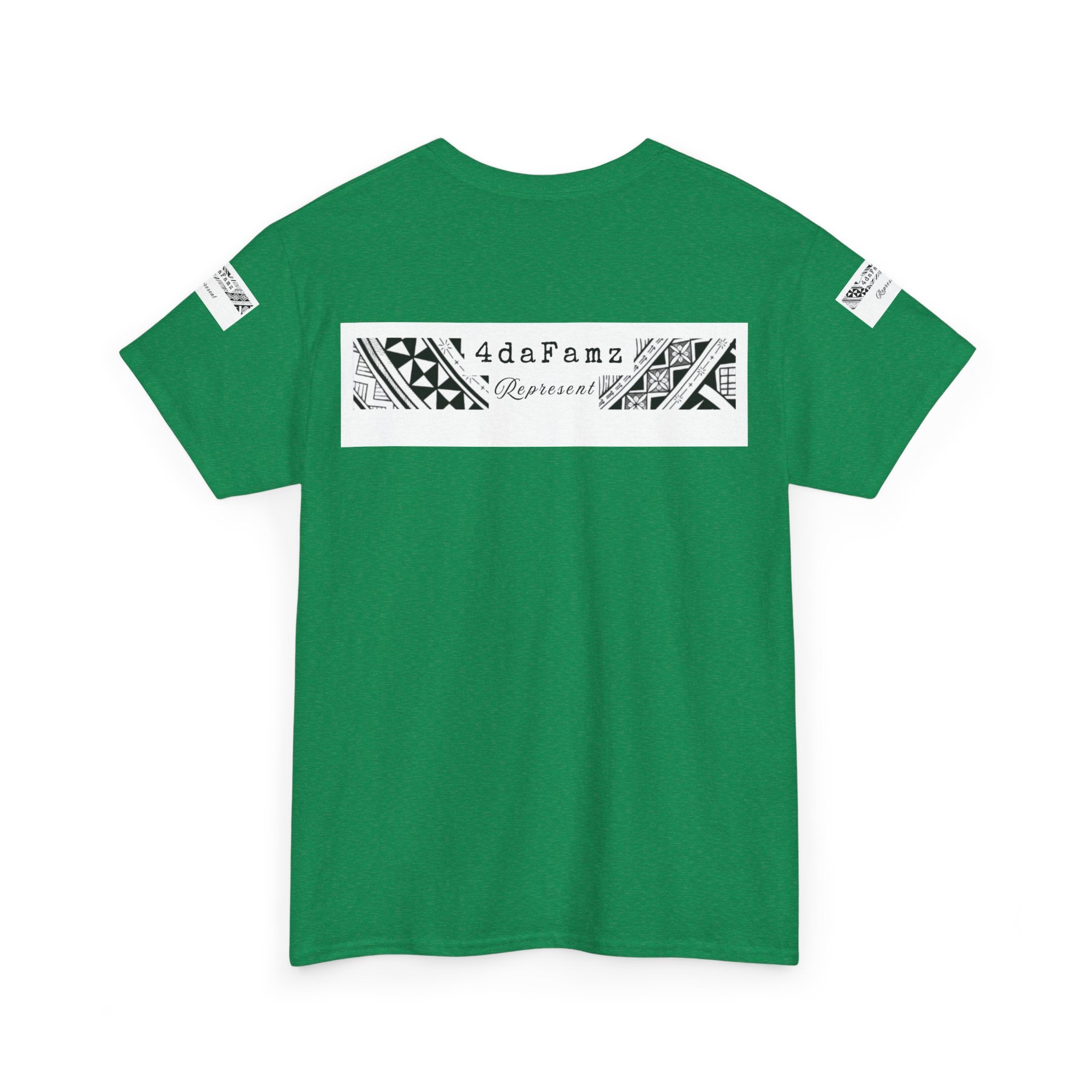 4daFamz REPRESENT Stylish Unisex Quality Cotton Trendy Tee with Relaxed Islander Vibes, Casual Wear, Gifts for Family, Everyday Comfort