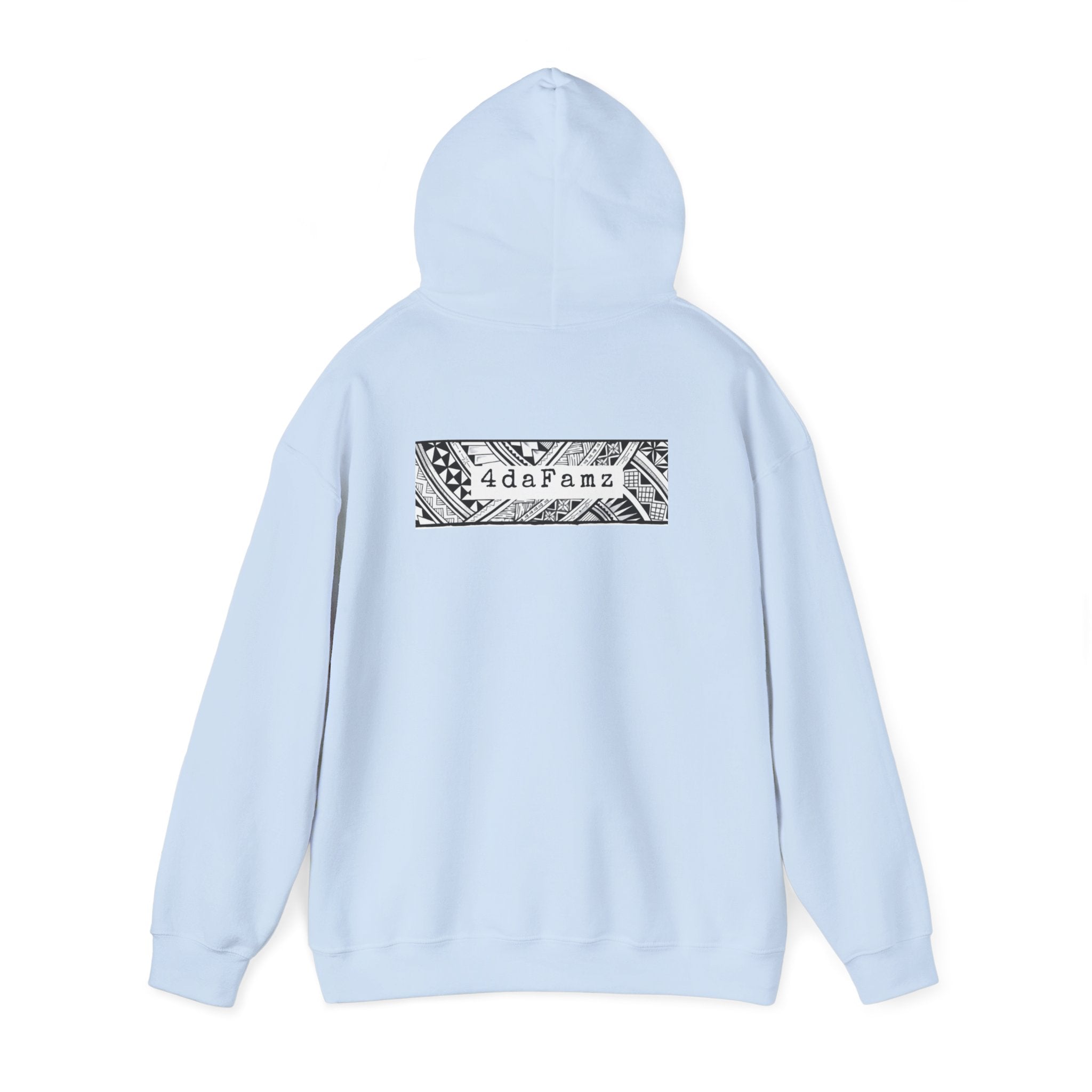 4daFamz Trendy Unisex Heavy Blend Hoodie, Cozy Gift, Casual Streetwear, Graphic Hooded Sweatshirt