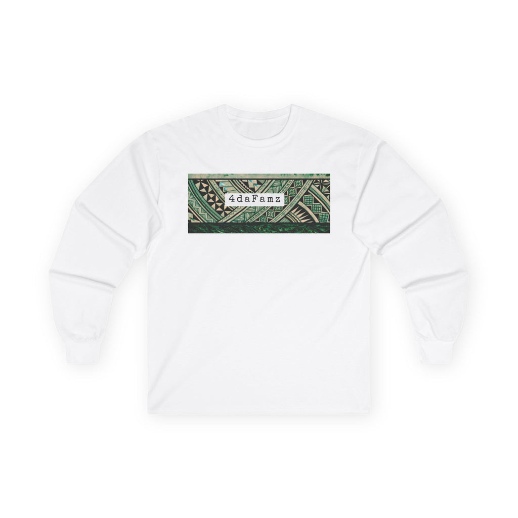 Unisex Long Sleeve Tee with 4daFanz Design, Casual Fashion, Graphic Tee, Fall Style, Gift for Fans, Everyday Wear