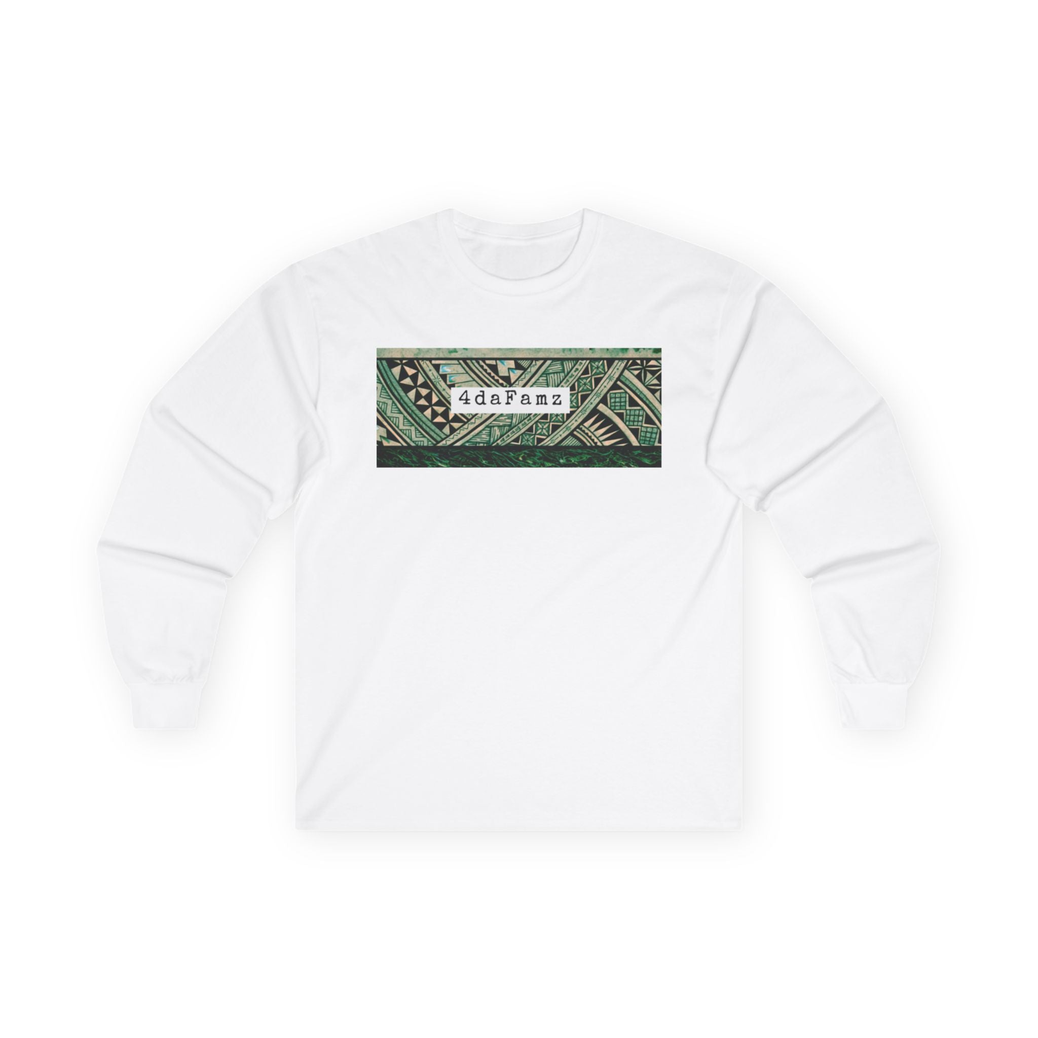 Unisex Long Sleeve Tee with 4daFanz Design, Casual Fashion, Graphic Tee, Fall Style, Gift for Fans, Everyday Wear