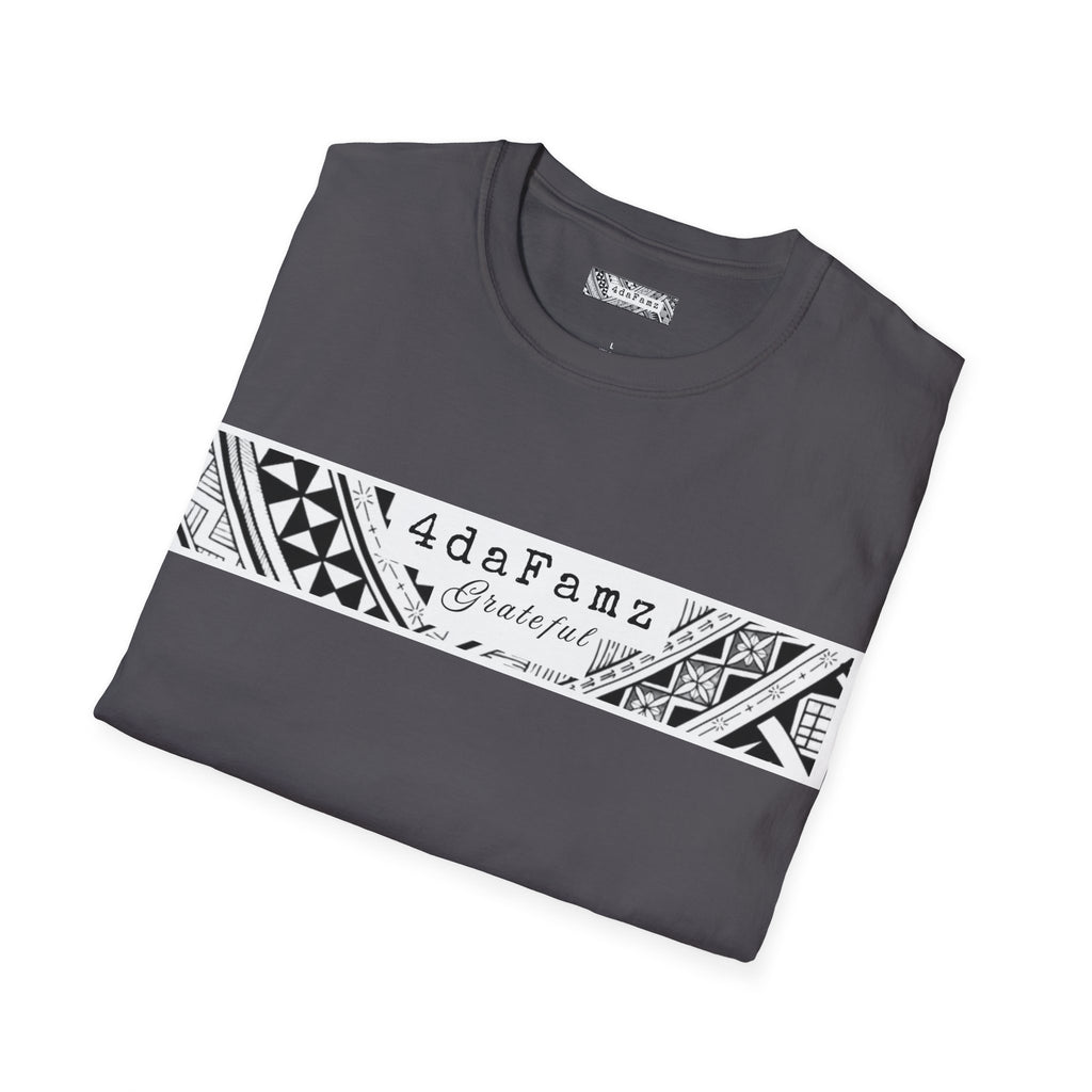 4daFamz GRATEFUL Trendy Comfy T-Shirt, Relaxed Island Vibes, Unisex Tee, Streetwear, Gift for Friends, Everyday Wear, Summer Style, 4daFamz Design