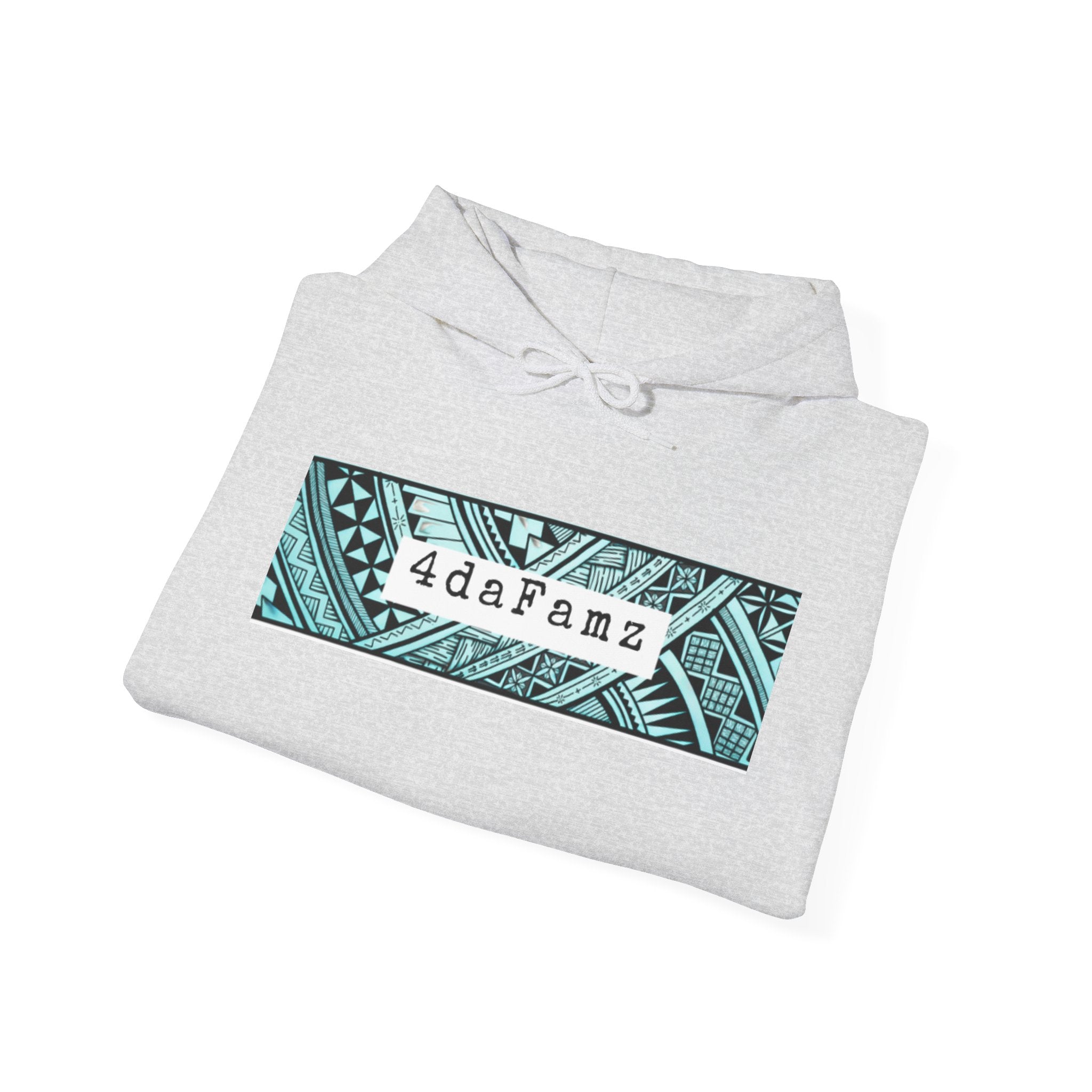 4daFamz Trendy Unisex Heavy Blend Hoodie, Cozy Gift, Casual Streetwear, Graphic Hooded Sweatshirt