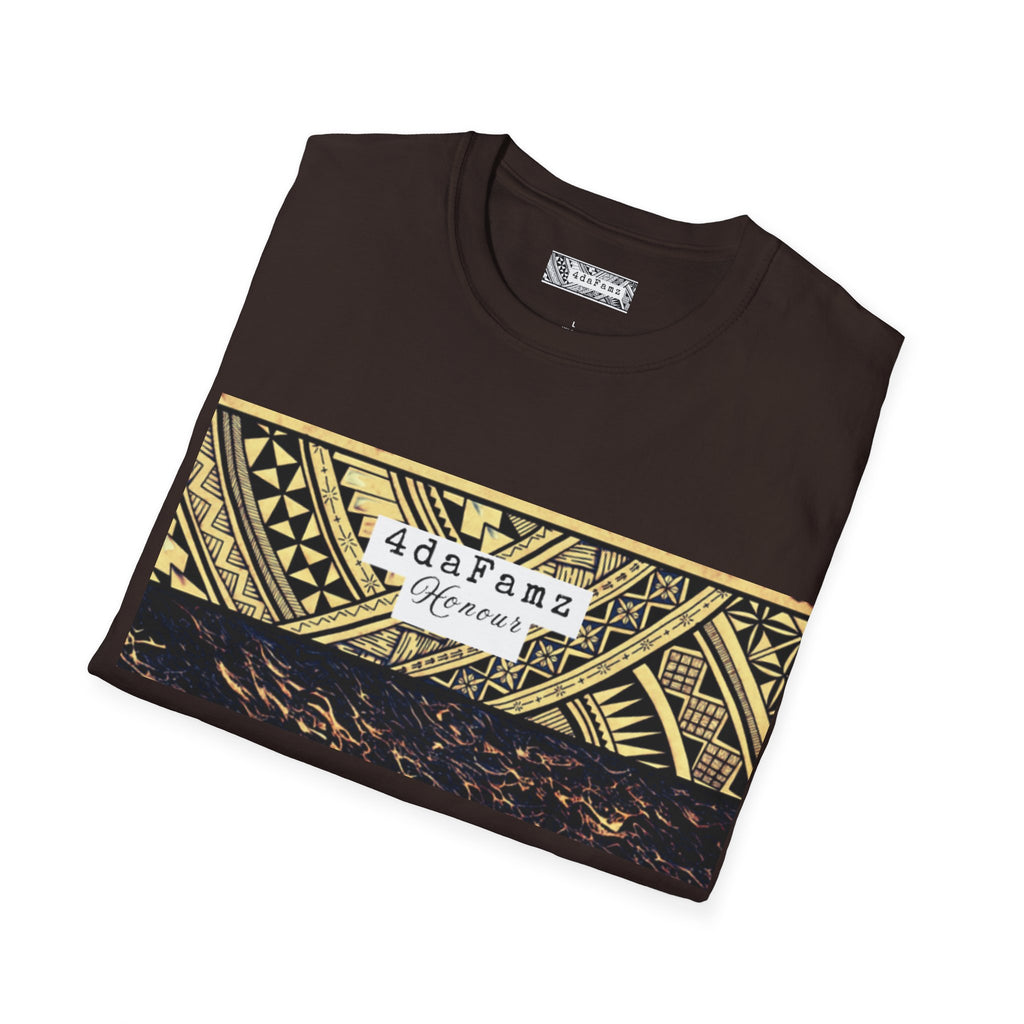 4daFamz HONOUR Stylish Comfy Tee for Everyday Wear, Gifts for Him/Her, Summer, Relaxed Island Vibe, Trendy Fashion Statement