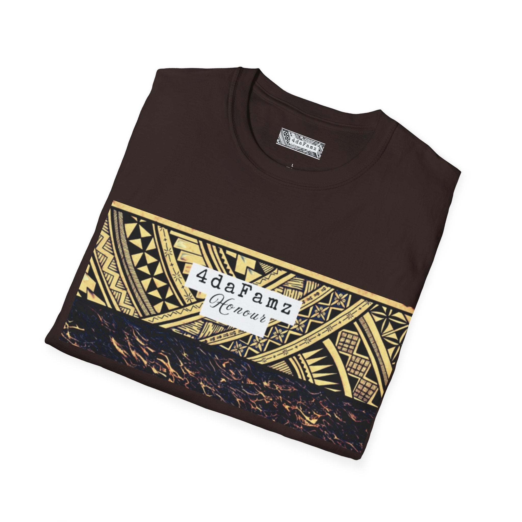 4daFamz HONOUR Stylish Comfy Tee for Everyday Wear, Gifts for Him/Her, Summer, Relaxed Island Vibe, Trendy Fashion Statement