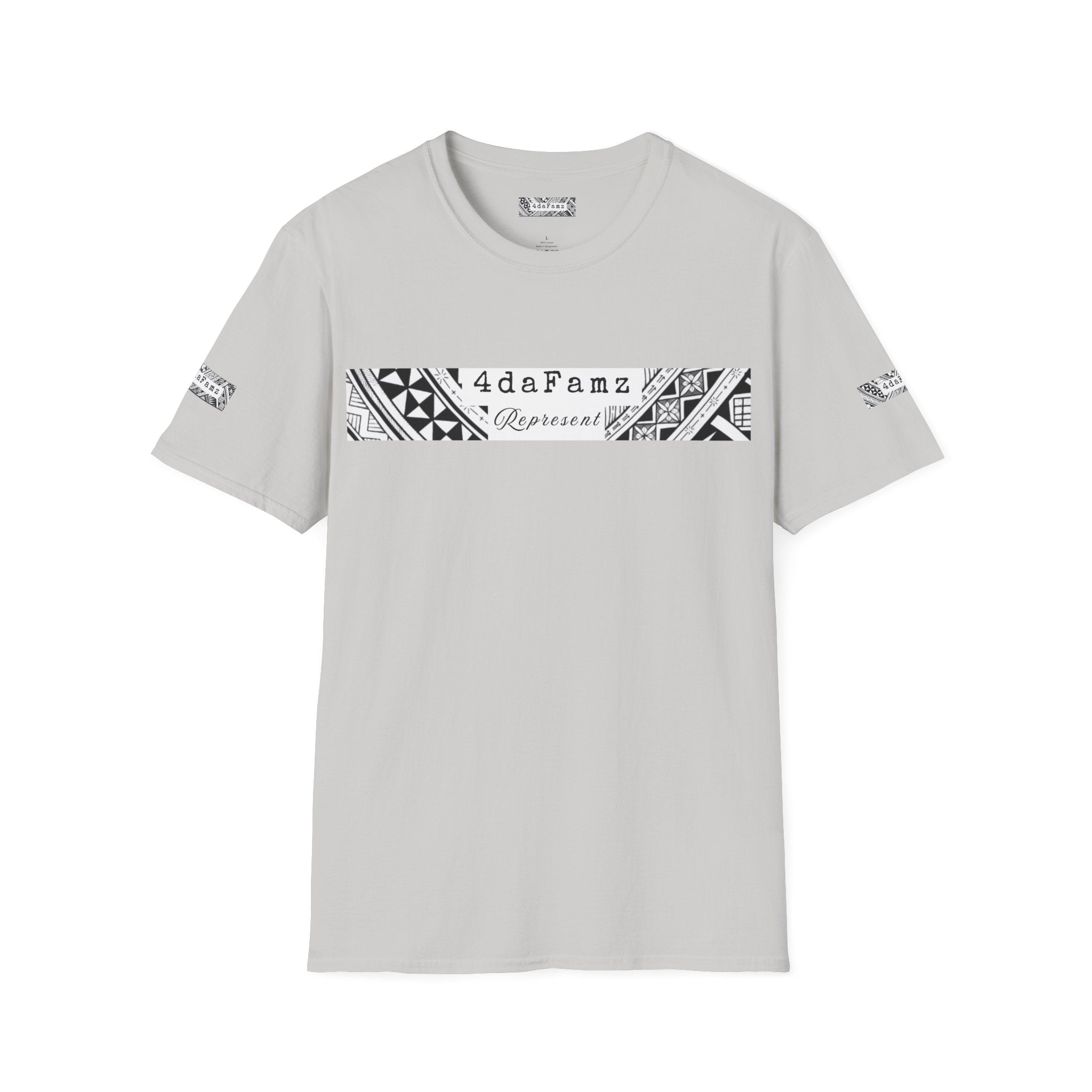 4daFamz REPRESENT Trendy Unisex Tee with relaxed island vibe - Perfect for Casual Wear, Birthdays, Family Gatherings, Artistic Expression, Unique Gifts