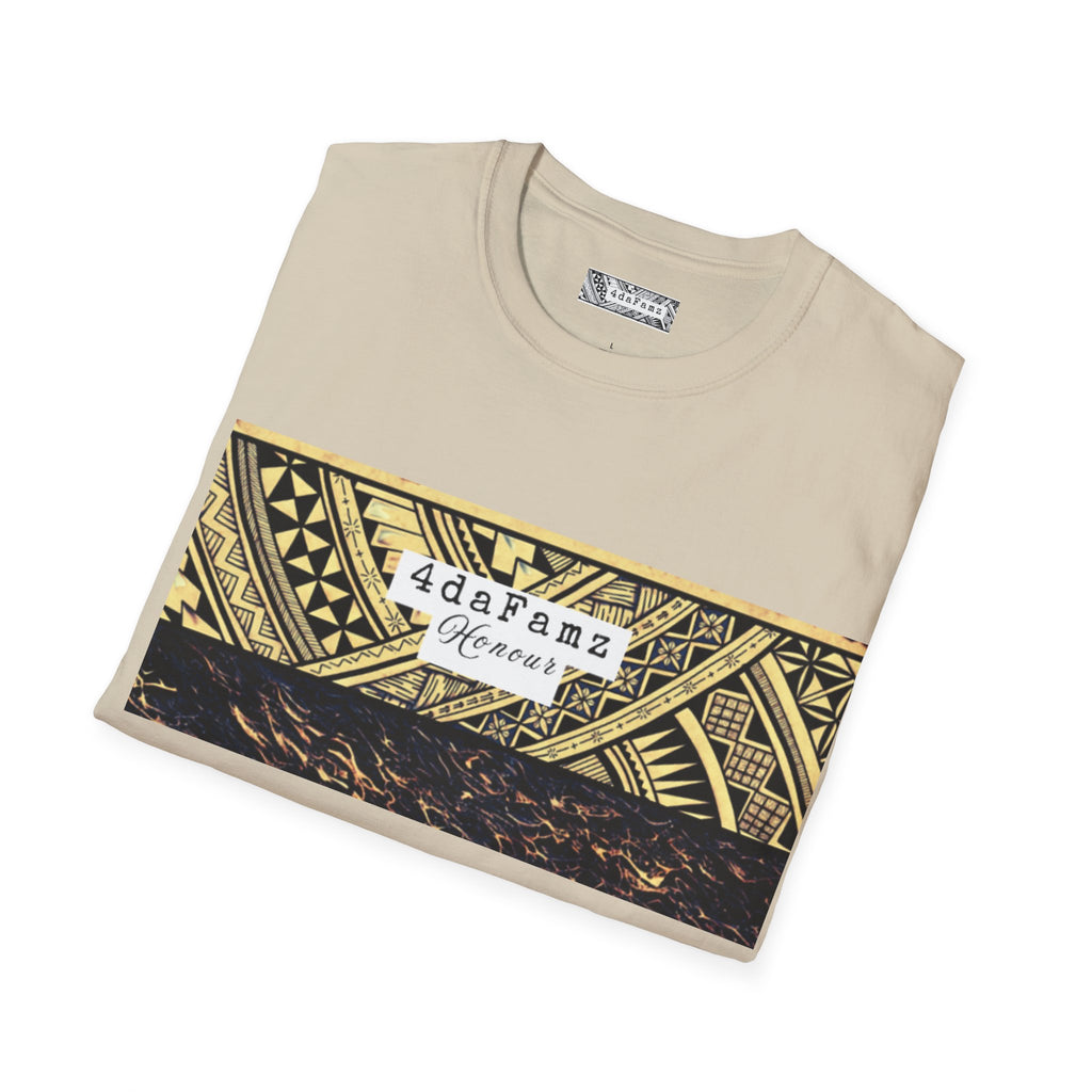 4daFamz HONOUR Stylish Comfy Tee for Everyday Wear, Gifts for Him/Her, Summer, Relaxed Island Vibe, Trendy Fashion Statement