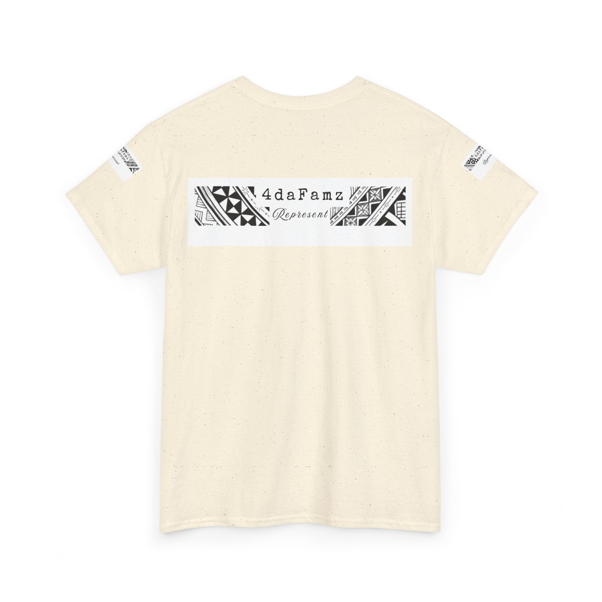 4daFamz REPRESENT Stylish Unisex Quality Cotton Trendy Tee with Relaxed Islander Vibes, Casual Wear, Gifts for Family, Everyday Comfort