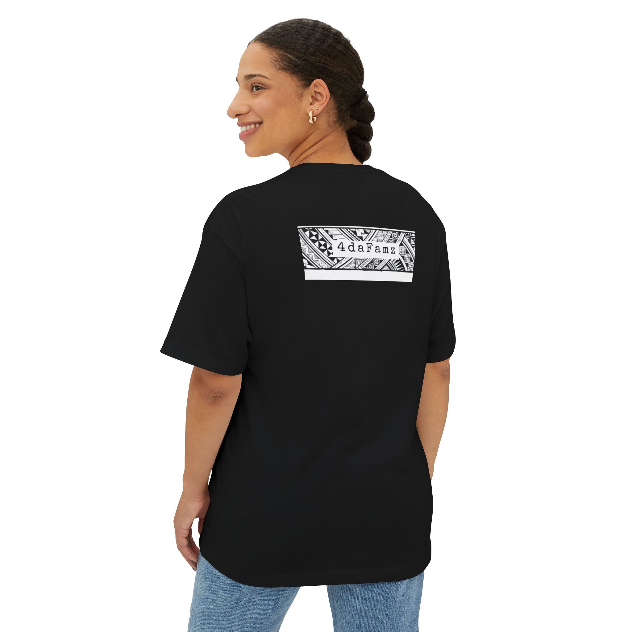 4daFamz RESPECT Chic Unisex Oversized Boxy Tee, Casual Comfort Shirt, Everyday Tee, Trendy Streetwear Top, Unique Gift
