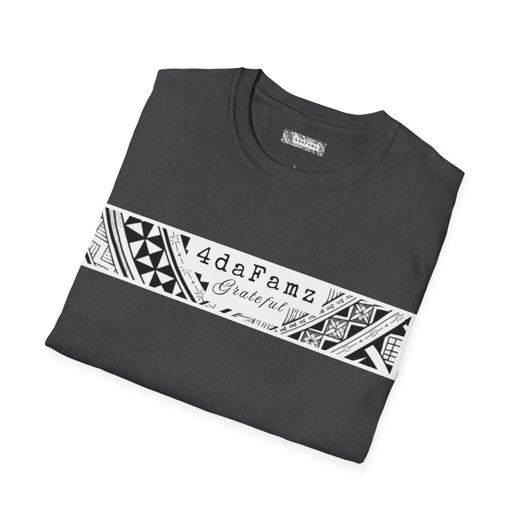 4daFamz GRATEFUL Trendy Comfy T-Shirt, Relaxed Island Vibes, Unisex Tee, Streetwear, Gift for Friends, Everyday Wear, Summer Style, 4daFamz Design