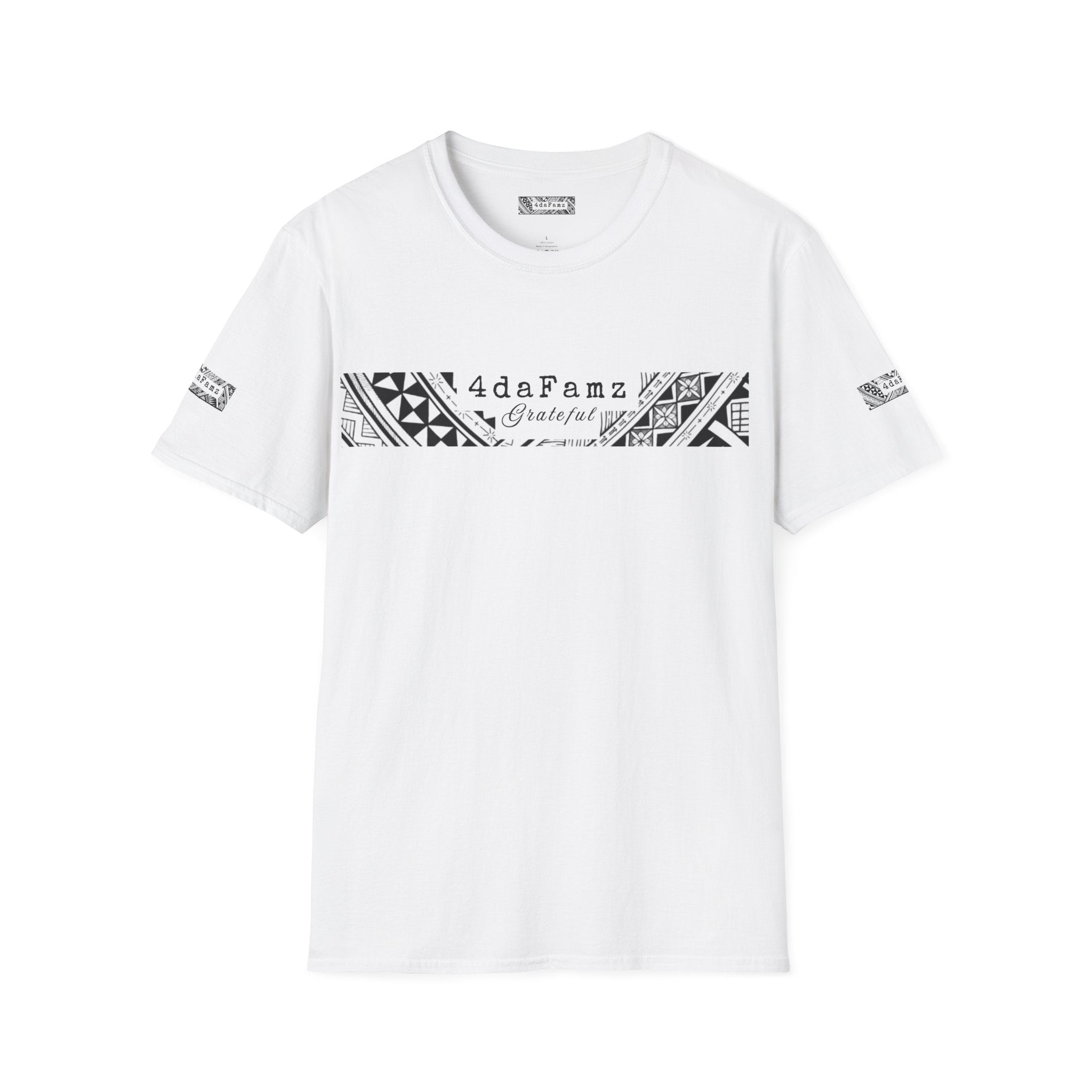 4daFamz GRATEFUL Trendy Comfy T-Shirt, Relaxed Island Vibes, Unisex Tee, Streetwear, Gift for Friends, Everyday Wear, Summer Style, 4daFamz Design