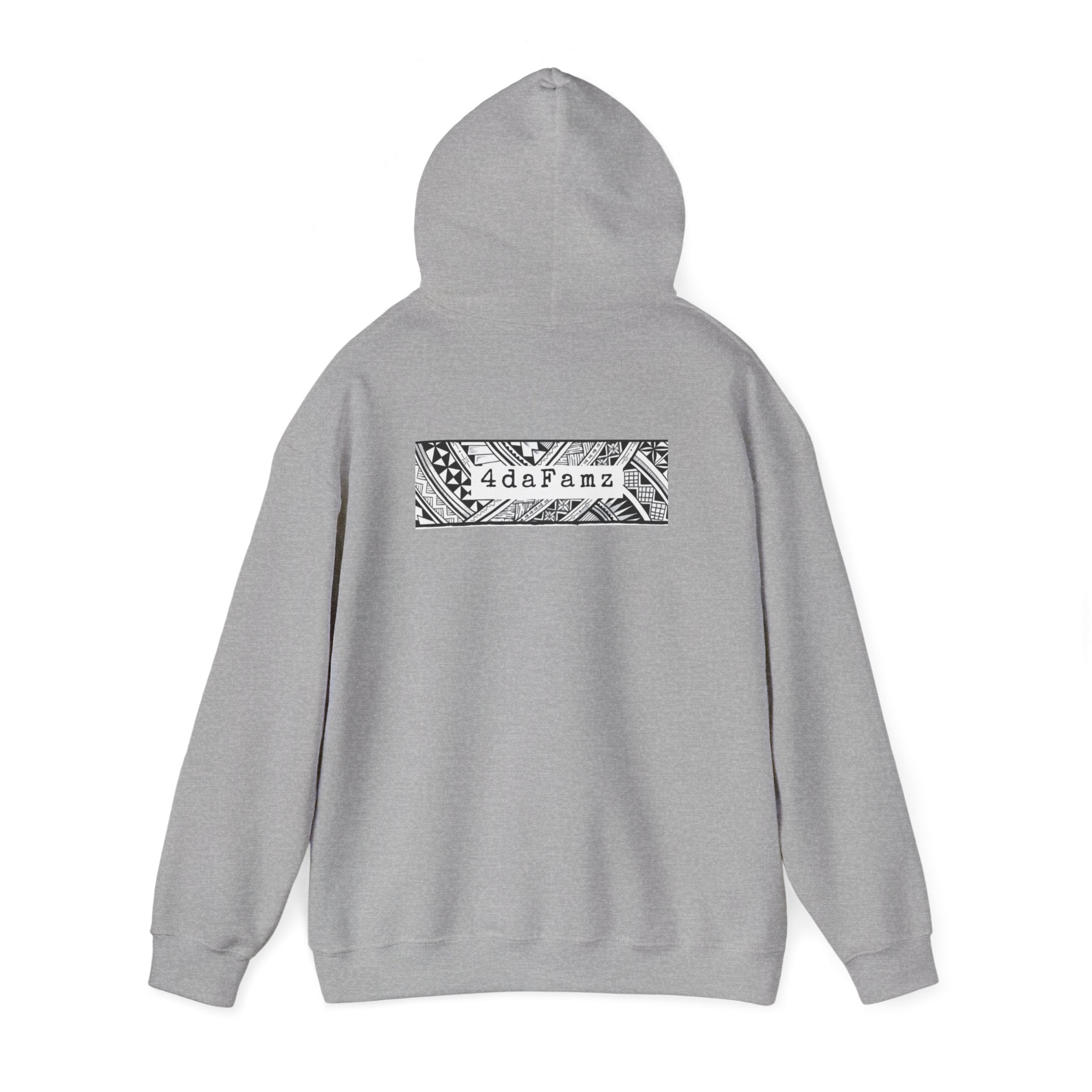 4daFamz Trendy Unisex Heavy Blend Hoodie, Cozy Gift, Casual Streetwear, Graphic Hooded Sweatshirt