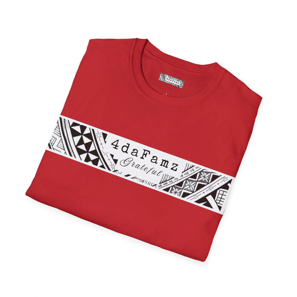 4daFamz GRATEFUL Trendy Comfy T-Shirt, Relaxed Island Vibes, Unisex Tee, Streetwear, Gift for Friends, Everyday Wear, Summer Style, 4daFamz Design