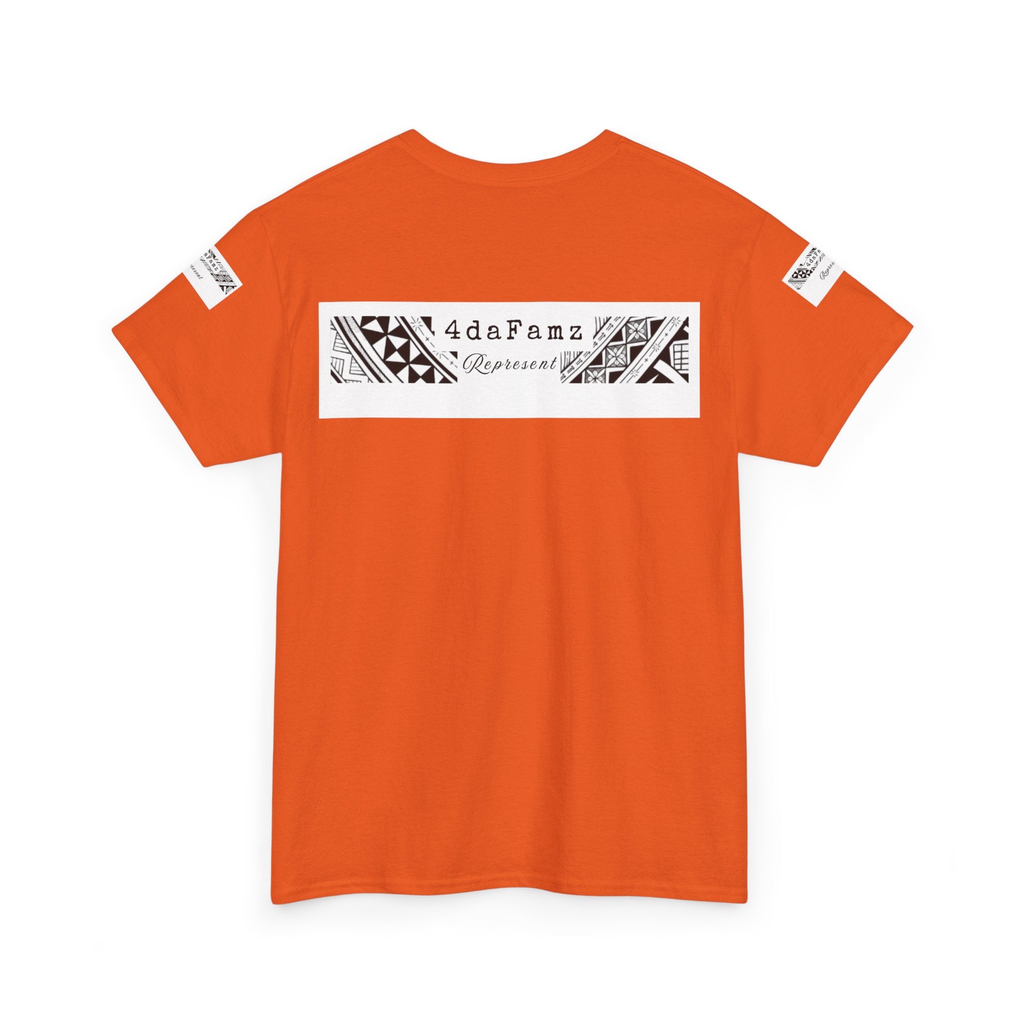 4daFamz REPRESENT Stylish Unisex Quality Cotton Trendy Tee with Relaxed Islander Vibes, Casual Wear, Gifts for Family, Everyday Comfort