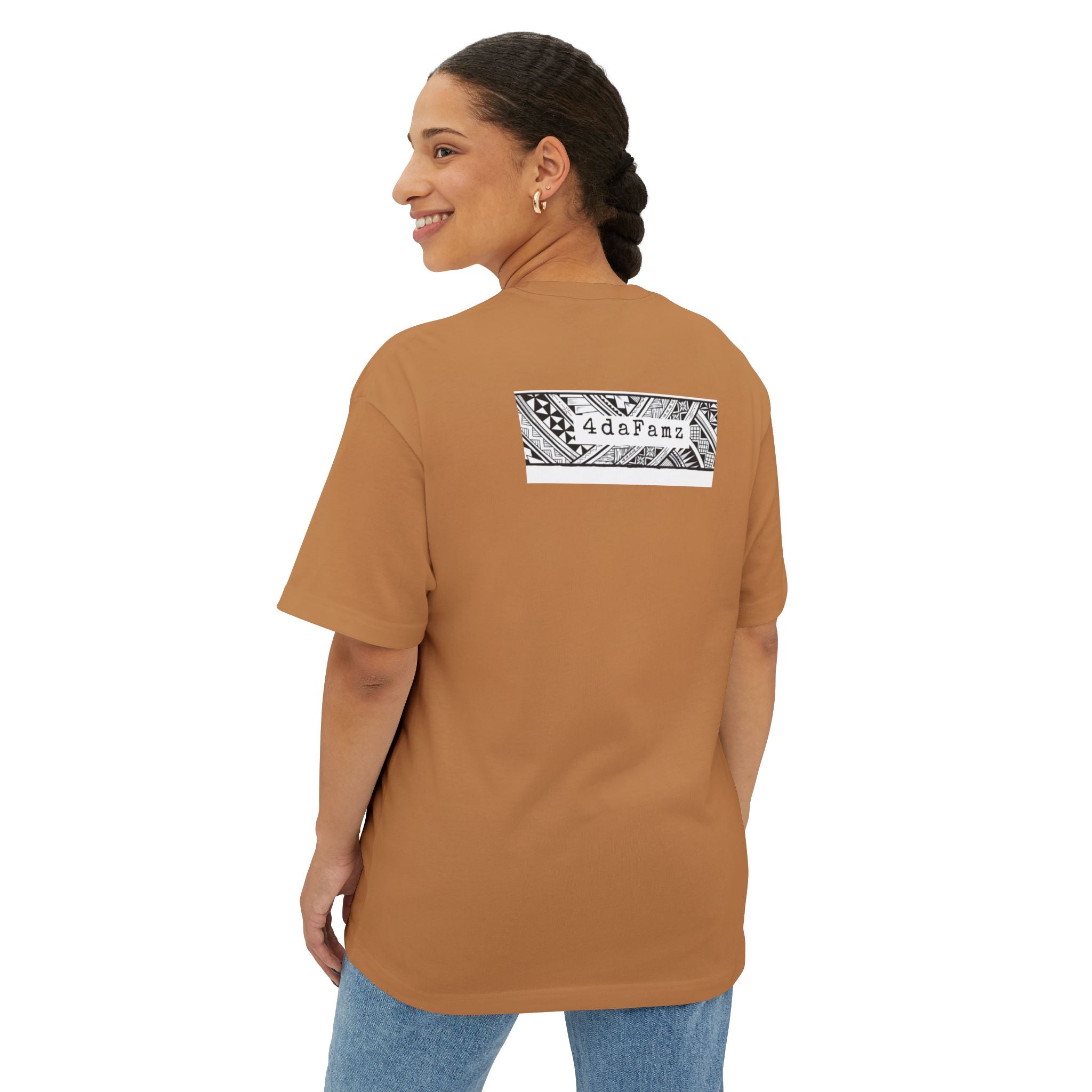 4daFamz RESPECT Chic Unisex Oversized Boxy Tee, Casual Comfort Shirt, Everyday Tee, Trendy Streetwear Top, Unique Gift