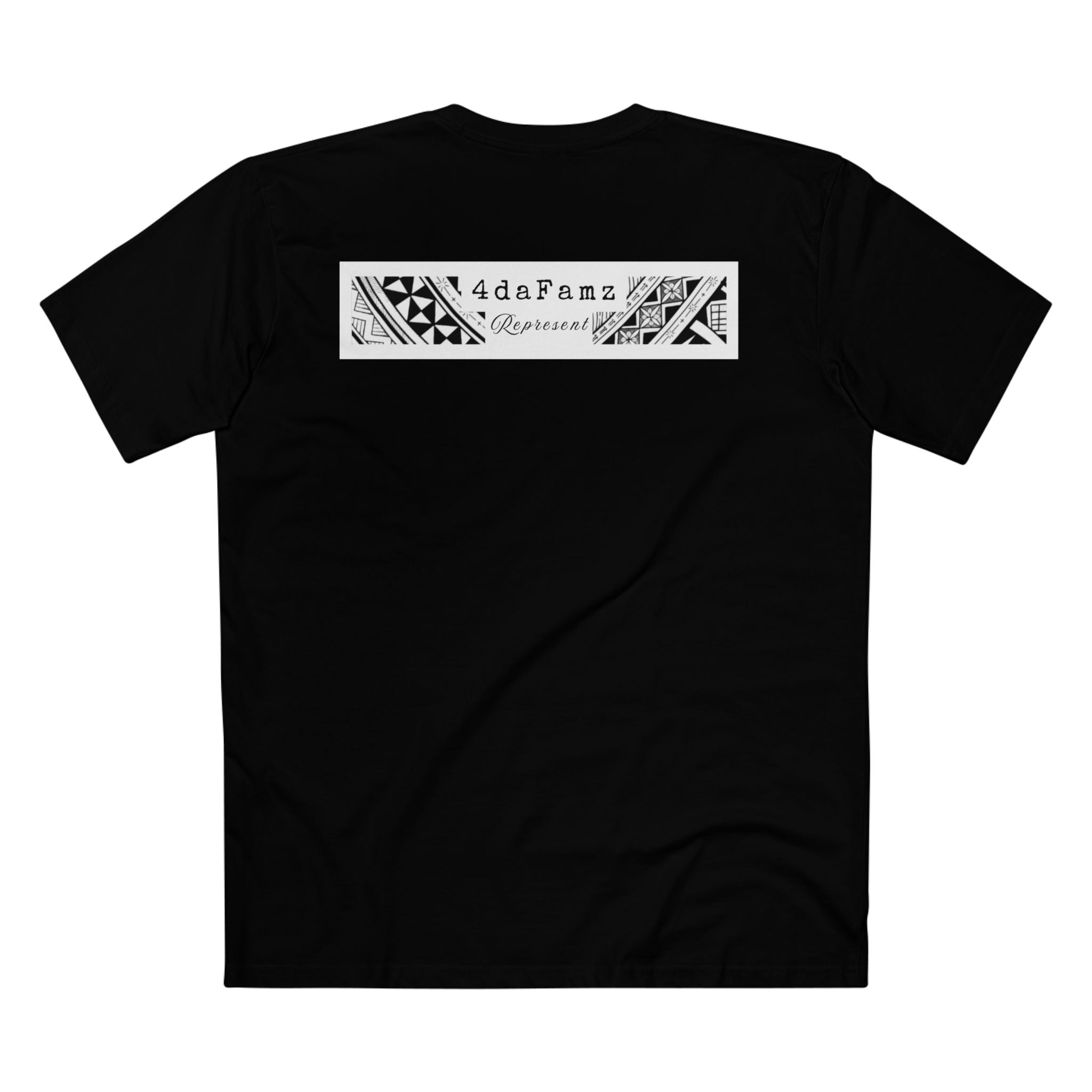 4daFamz REPRESENT Stylish Adult Staple Tee for Family Connections | Modern Unique Graphic Tee, Casual Wear, Everyday Comfort