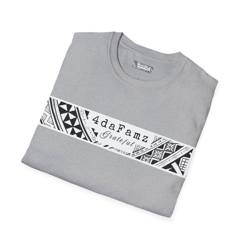 4daFamz GRATEFUL Trendy Comfy T-Shirt, Relaxed Island Vibes, Unisex Tee, Streetwear, Gift for Friends, Everyday Wear, Summer Style, 4daFamz Design