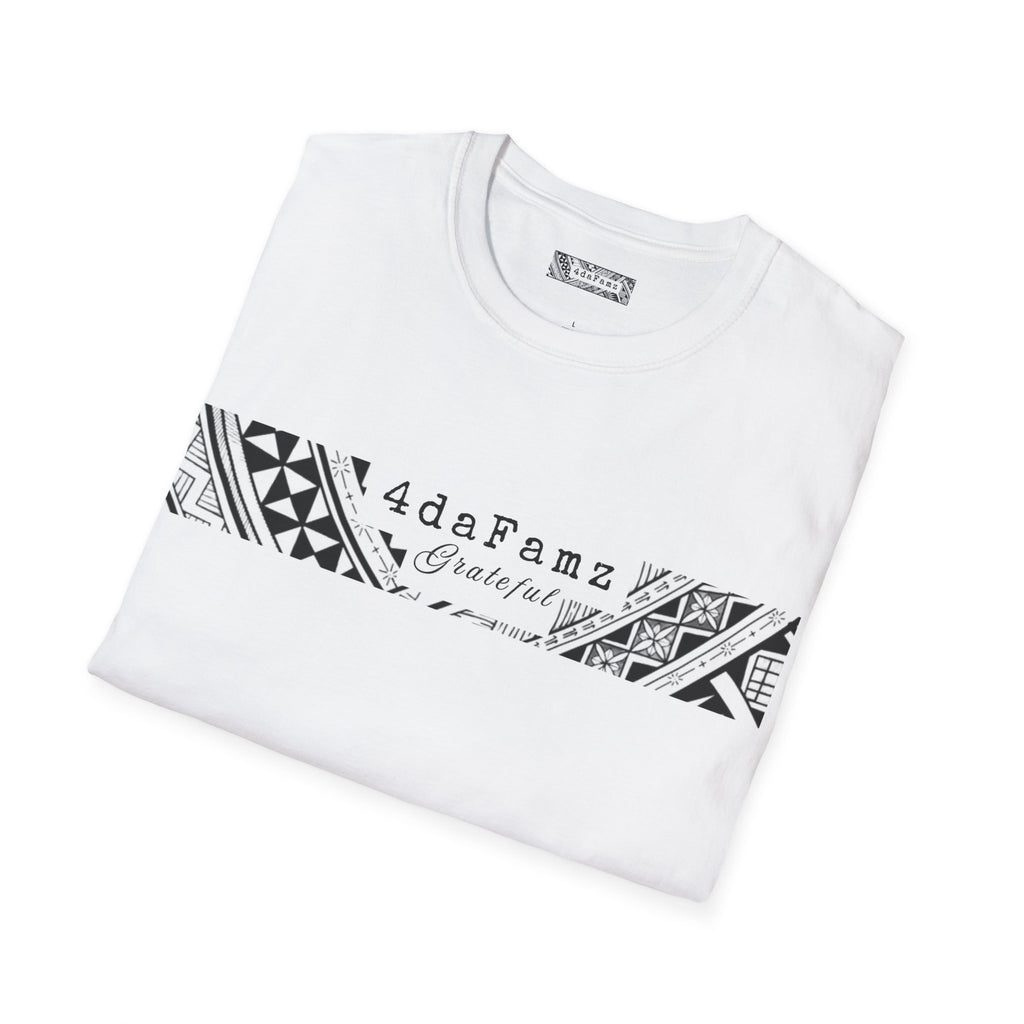 4daFamz GRATEFUL Trendy Comfy T-Shirt, Relaxed Island Vibes, Unisex Tee, Streetwear, Gift for Friends, Everyday Wear, Summer Style, 4daFamz Design