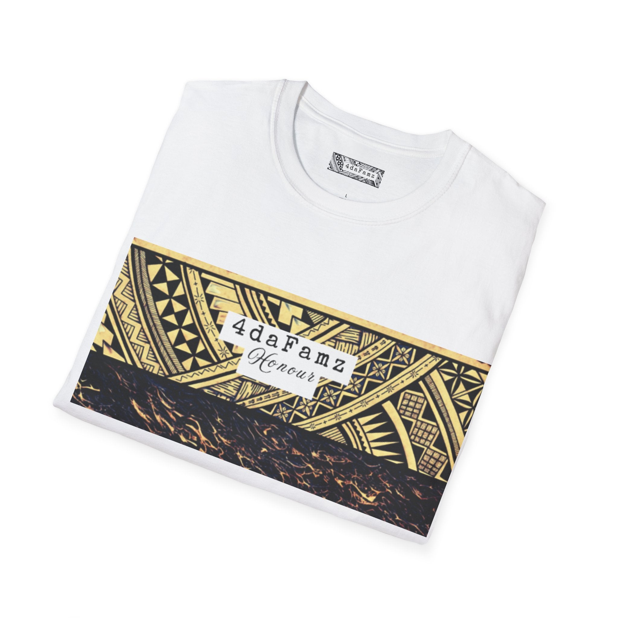 4daFamz HONOUR Stylish Comfy Tee for Everyday Wear, Gifts for Him/Her, Summer, Relaxed Island Vibe, Trendy Fashion Statement