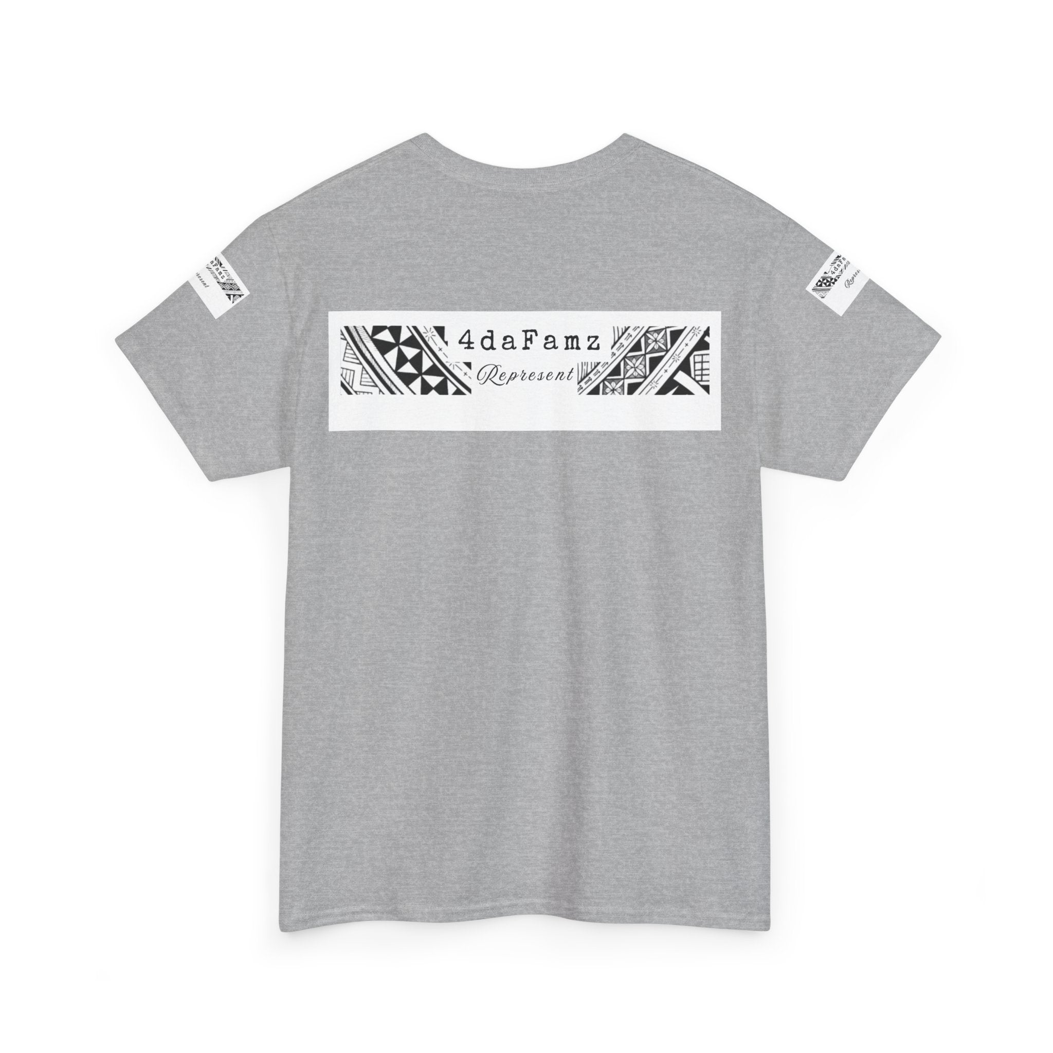 4daFamz REPRESENT Stylish Unisex Quality Cotton Trendy Tee with Relaxed Islander Vibes, Casual Wear, Gifts for Family, Everyday Comfort