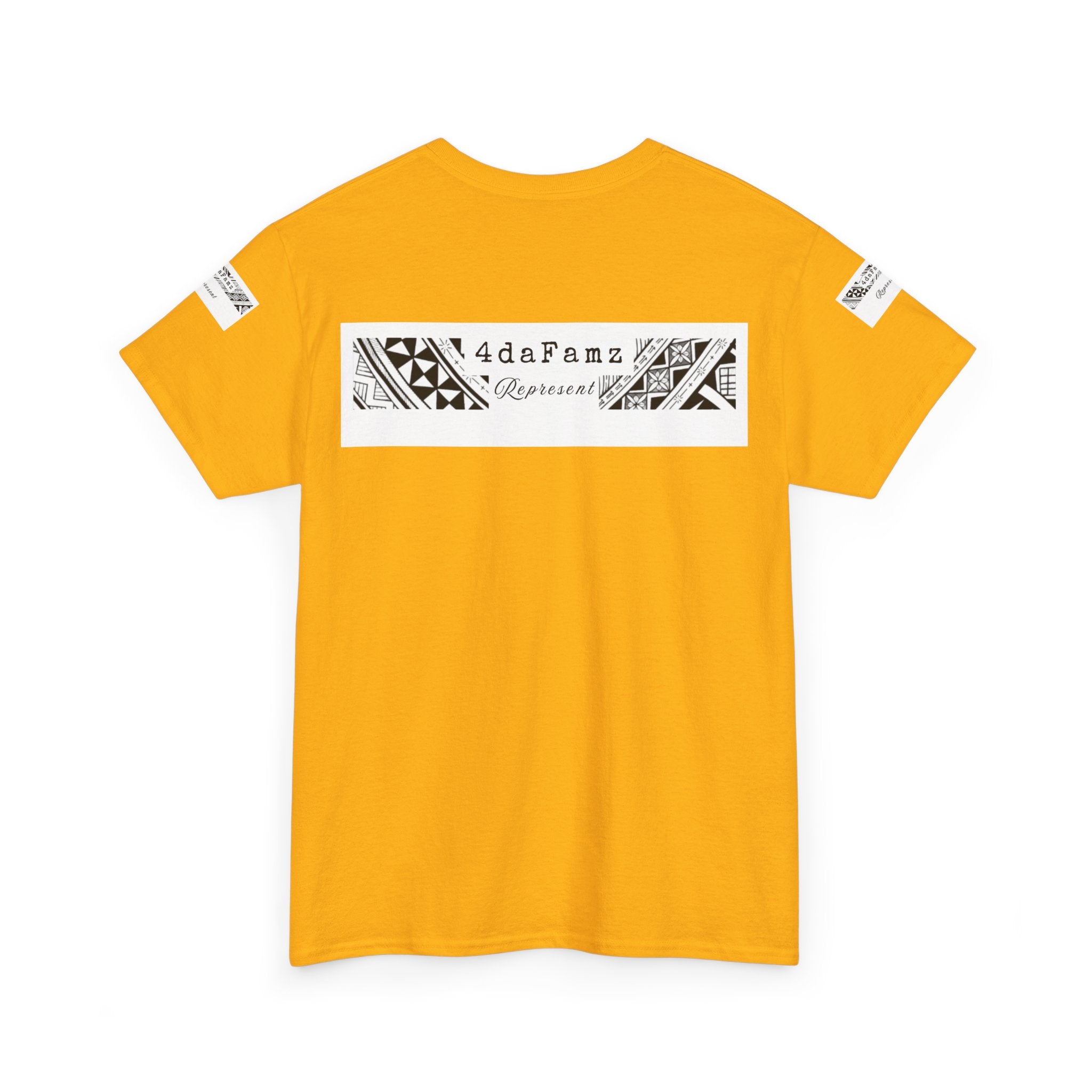 4daFamz REPRESENT Stylish Unisex Quality Cotton Trendy Tee with Relaxed Islander Vibes, Casual Wear, Gifts for Family, Everyday Comfort