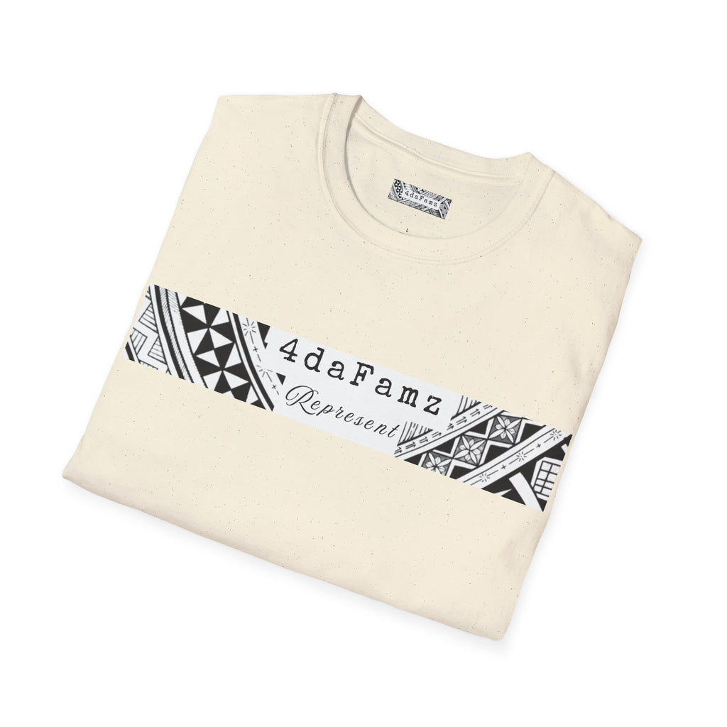 4daFamz REPRESENT Trendy Unisex Tee with relaxed island vibe - Perfect for Casual Wear, Birthdays, Family Gatherings, Artistic Expression, Unique Gifts