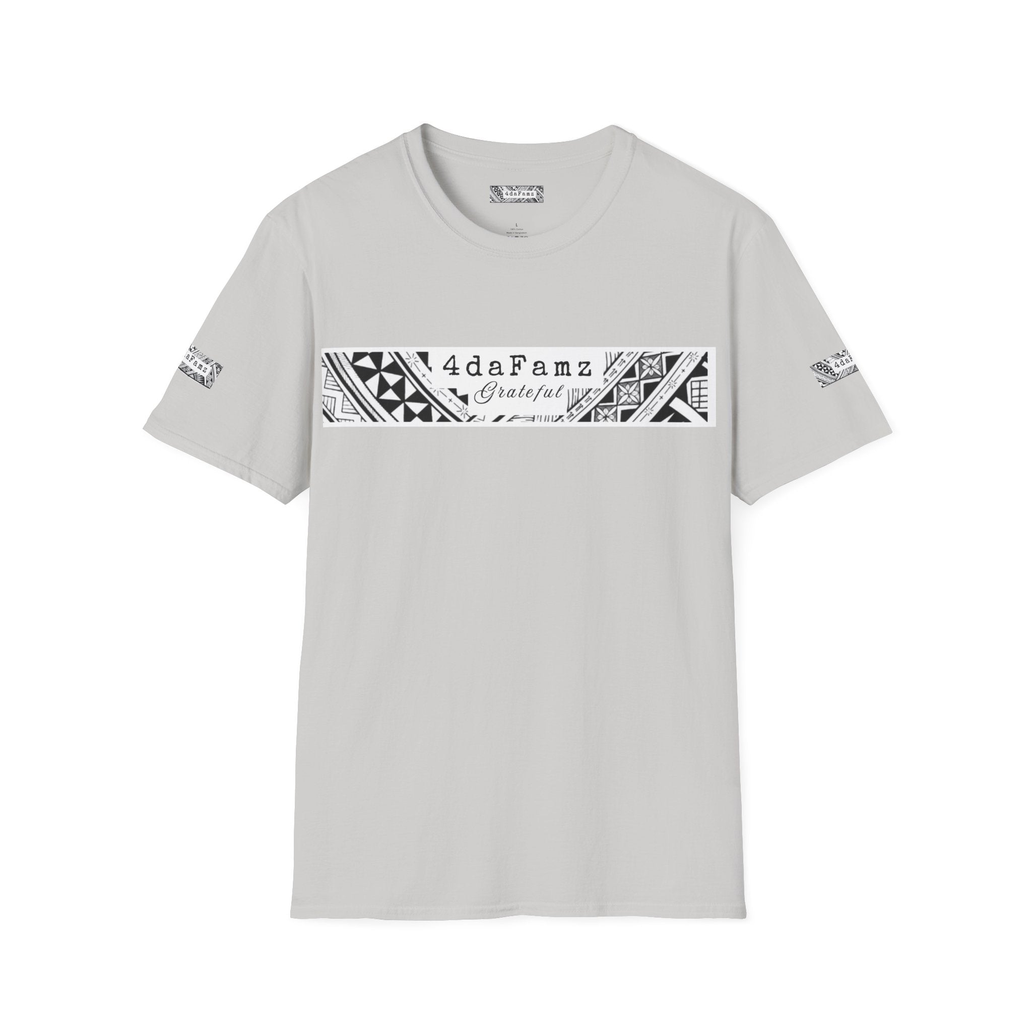 4daFamz GRATEFUL Trendy Comfy T-Shirt, Relaxed Island Vibes, Unisex Tee, Streetwear, Gift for Friends, Everyday Wear, Summer Style, 4daFamz Design