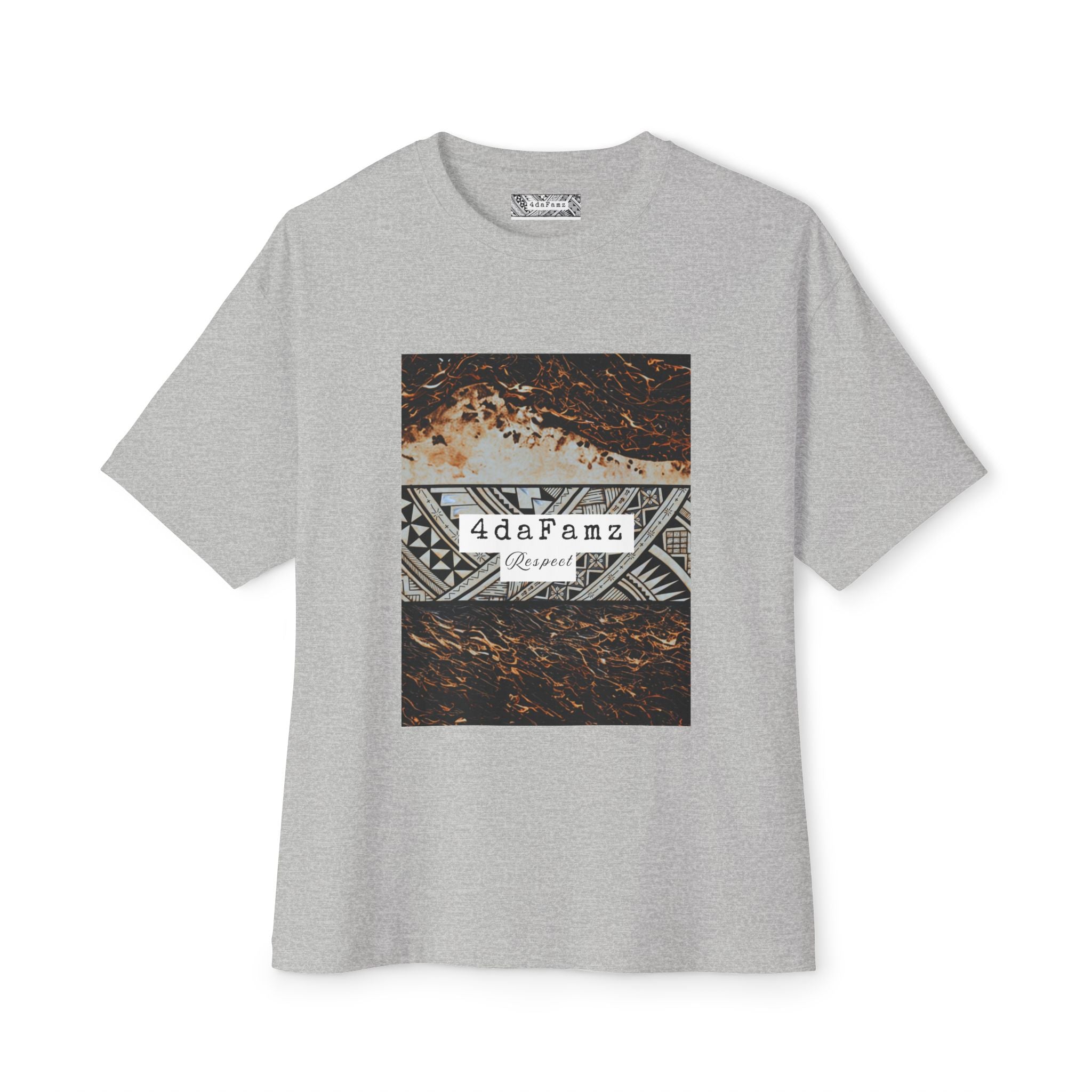 4daFamz RESPECT Chic Unisex Oversized Boxy Tee, Casual Comfort Shirt, Everyday Tee, Trendy Streetwear Top, Unique Gift