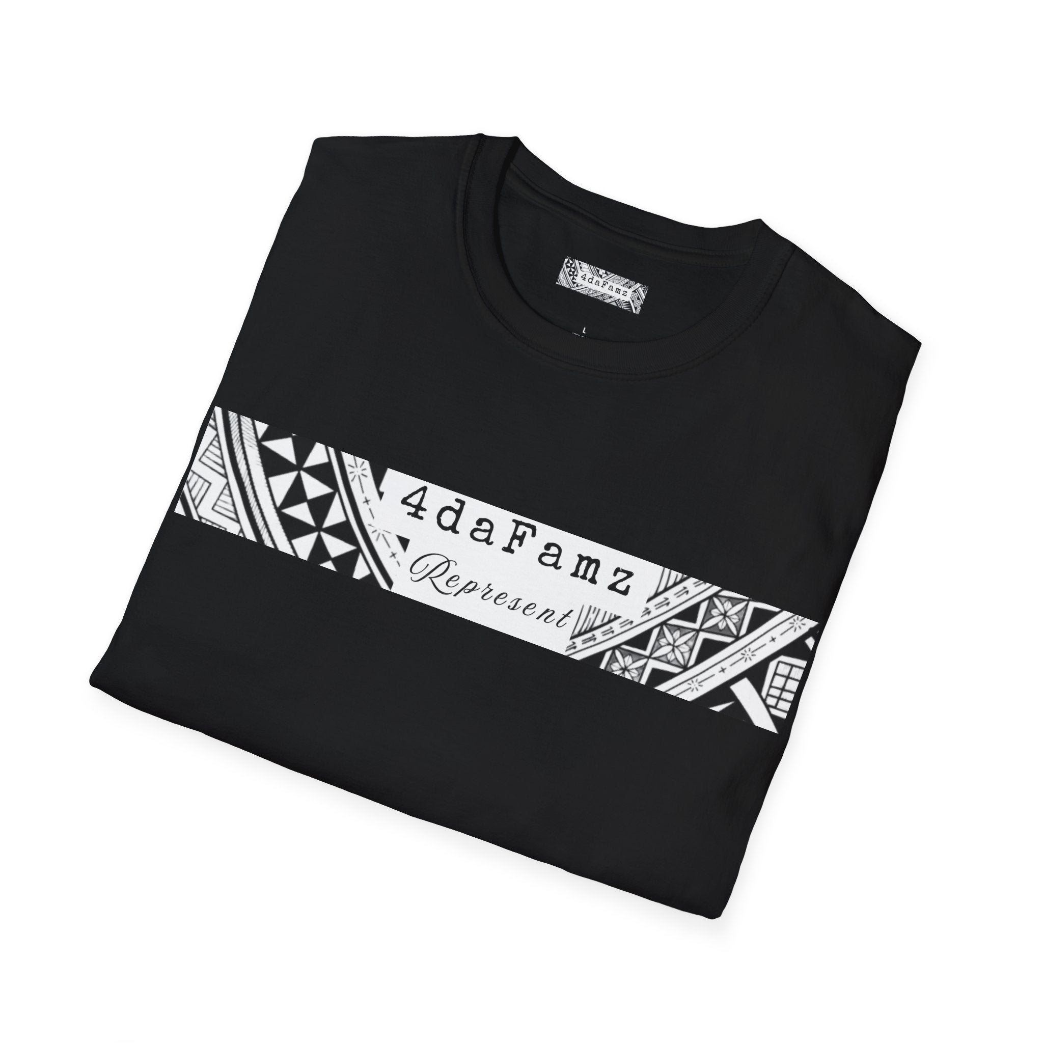 4daFamz REPRESENT Trendy Unisex Tee with relaxed island vibe - Perfect for Casual Wear, Birthdays, Family Gatherings, Artistic Expression, Unique Gifts
