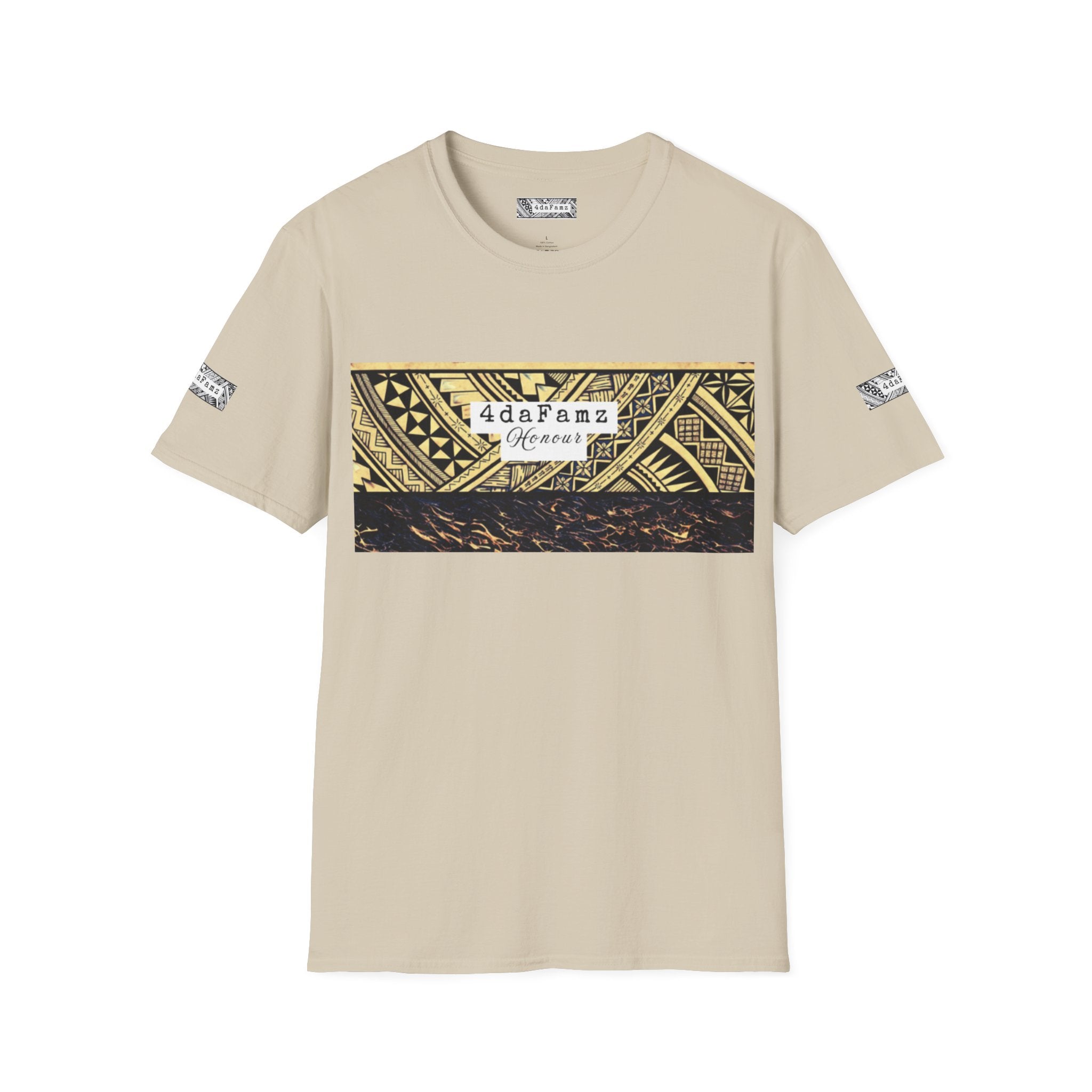 4daFamz HONOUR Stylish Comfy Tee for Everyday Wear, Gifts for Him/Her, Summer, Relaxed Island Vibe, Trendy Fashion Statement