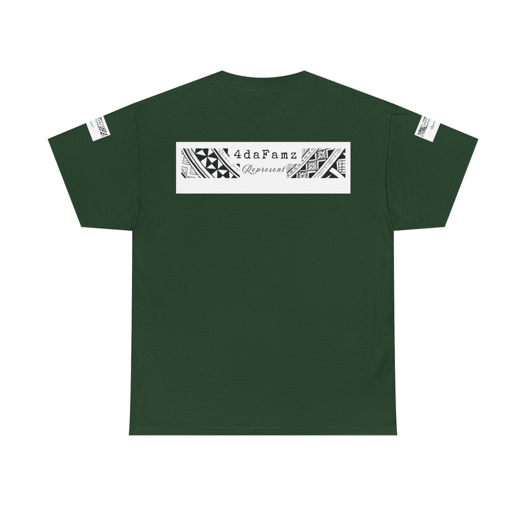 4daFamz REPRESENT Stylish Unisex Quality Cotton Trendy Tee with Relaxed Islander Vibes, Casual Wear, Gifts for Family, Everyday Comfort