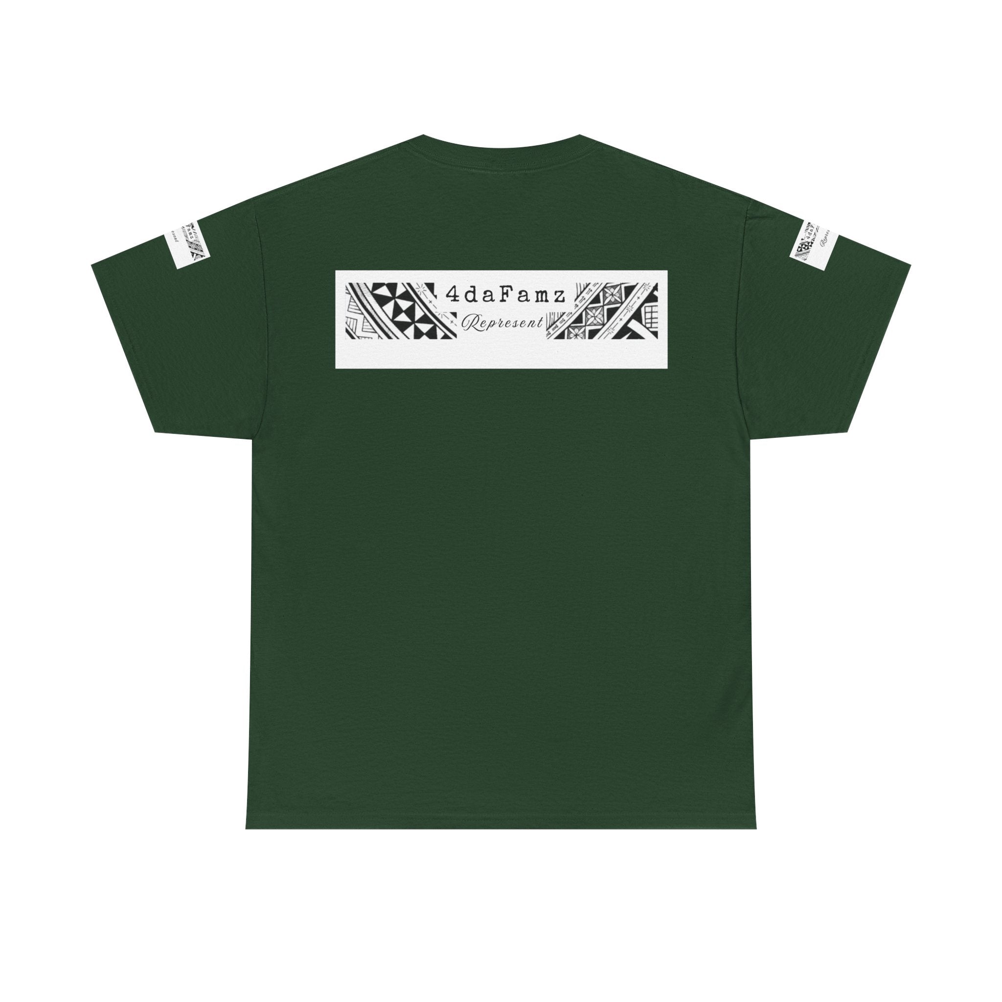 4daFamz REPRESENT Stylish Unisex Quality Cotton Trendy Tee with Relaxed Islander Vibes, Casual Wear, Gifts for Family, Everyday Comfort