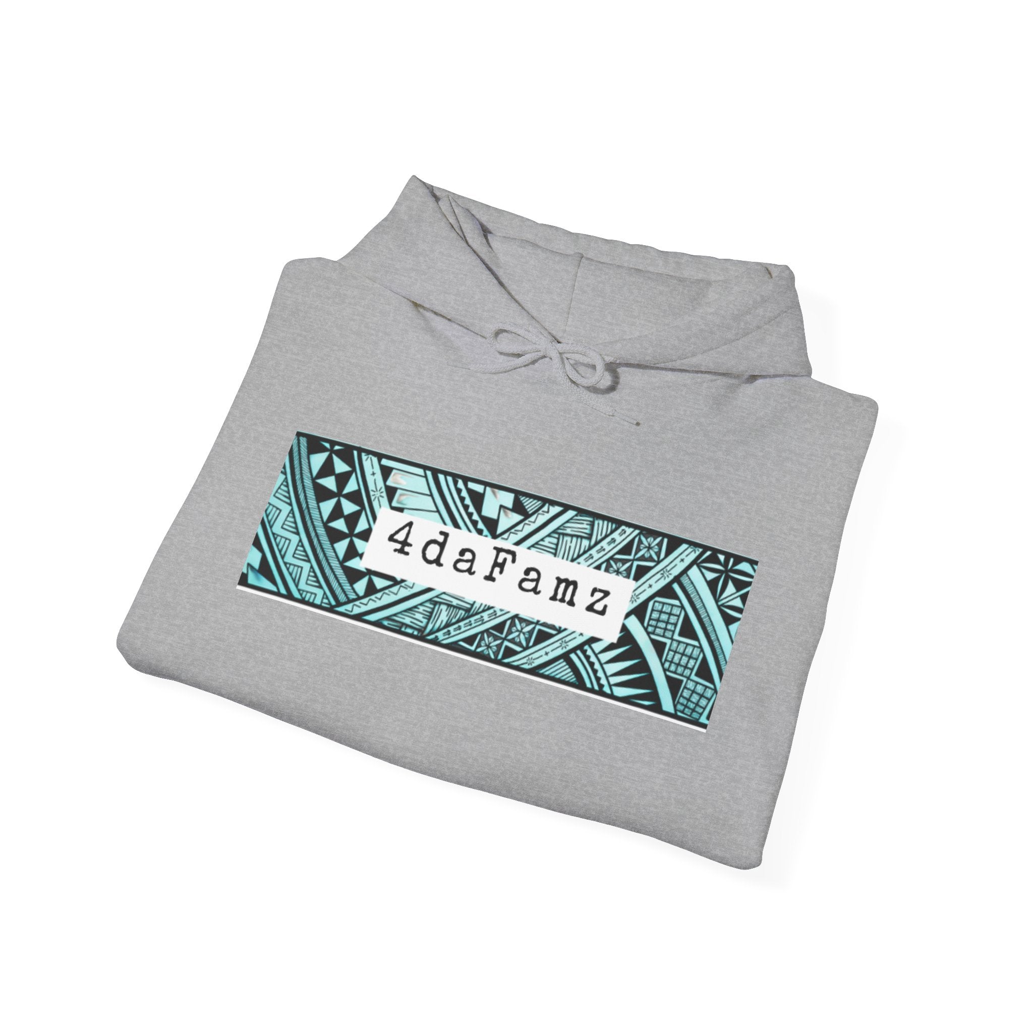 4daFamz Trendy Unisex Heavy Blend Hoodie, Cozy Gift, Casual Streetwear, Graphic Hooded Sweatshirt
