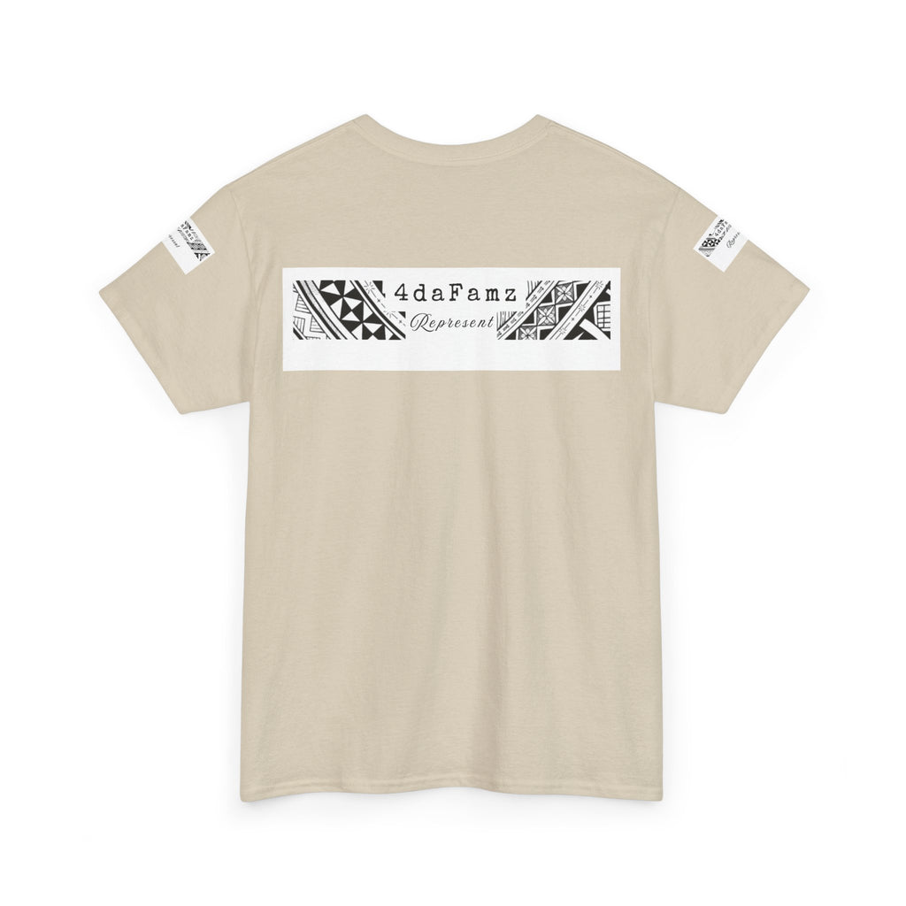 4daFamz REPRESENT Stylish Unisex Quality Cotton Trendy Tee with Relaxed Islander Vibes, Casual Wear, Gifts for Family, Everyday Comfort