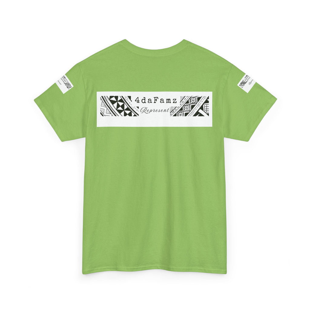 4daFamz REPRESENT Stylish Unisex Quality Cotton Trendy Tee with Relaxed Islander Vibes, Casual Wear, Gifts for Family, Everyday Comfort