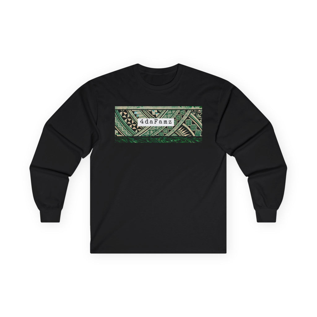 Unisex Long Sleeve Tee with 4daFanz Design, Casual Fashion, Graphic Tee, Fall Style, Gift for Fans, Everyday Wear