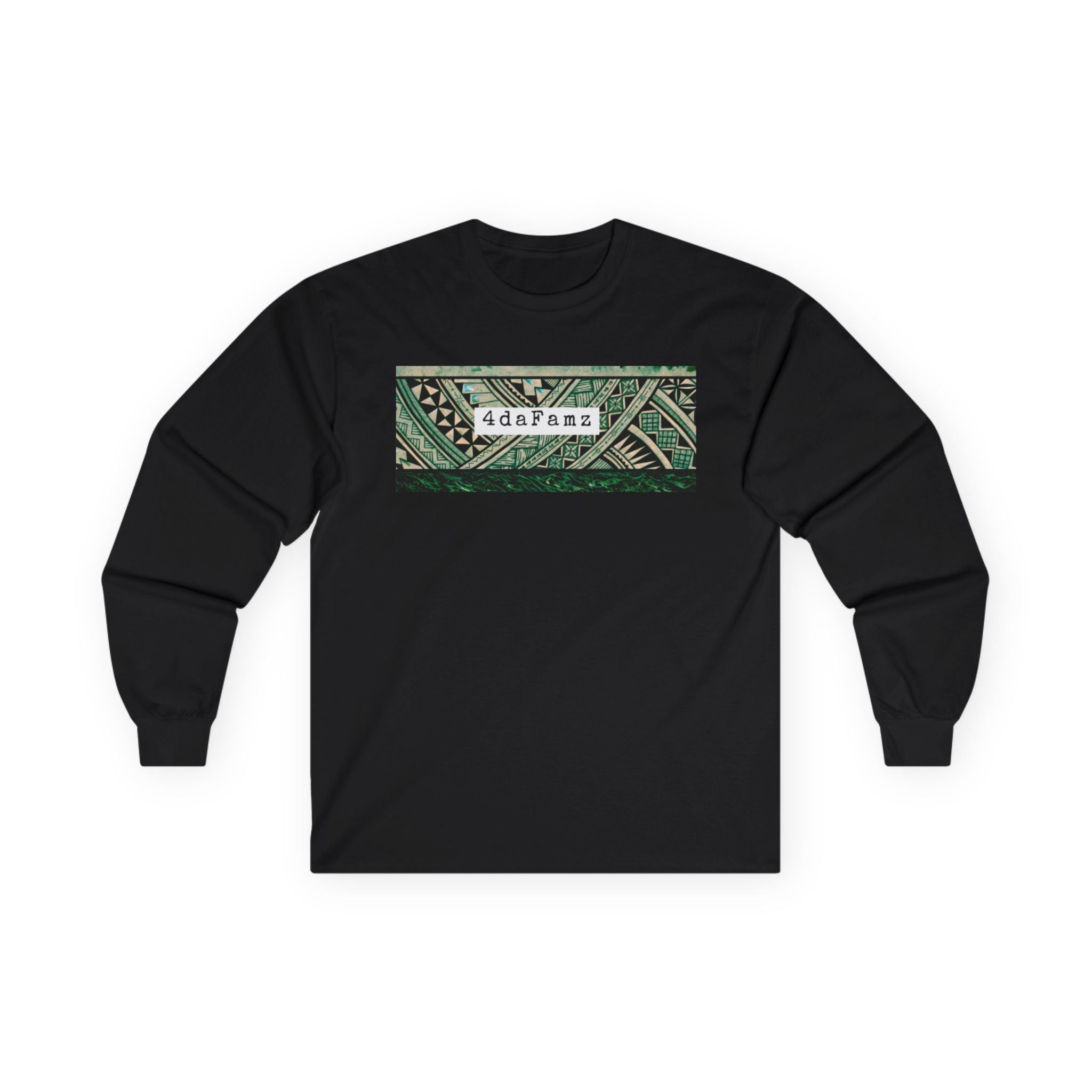 Unisex Long Sleeve Tee with 4daFanz Design, Casual Fashion, Graphic Tee, Fall Style, Gift for Fans, Everyday Wear