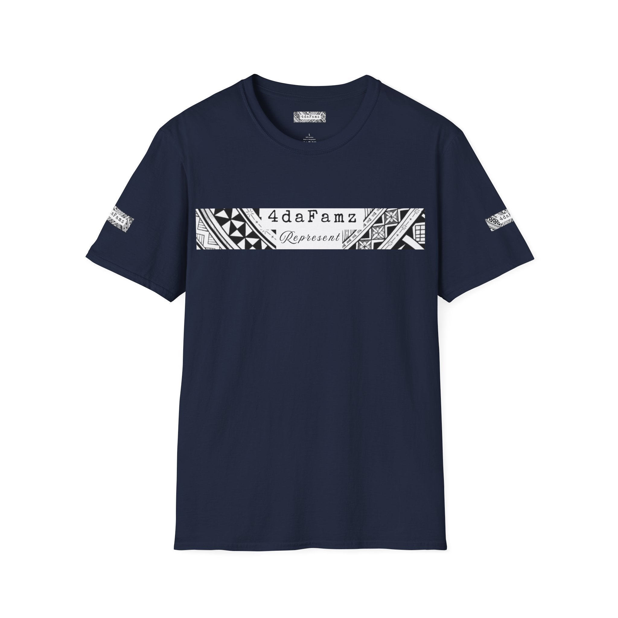 4daFamz REPRESENT Trendy Unisex Tee with relaxed island vibe - Perfect for Casual Wear, Birthdays, Family Gatherings, Artistic Expression, Unique Gifts