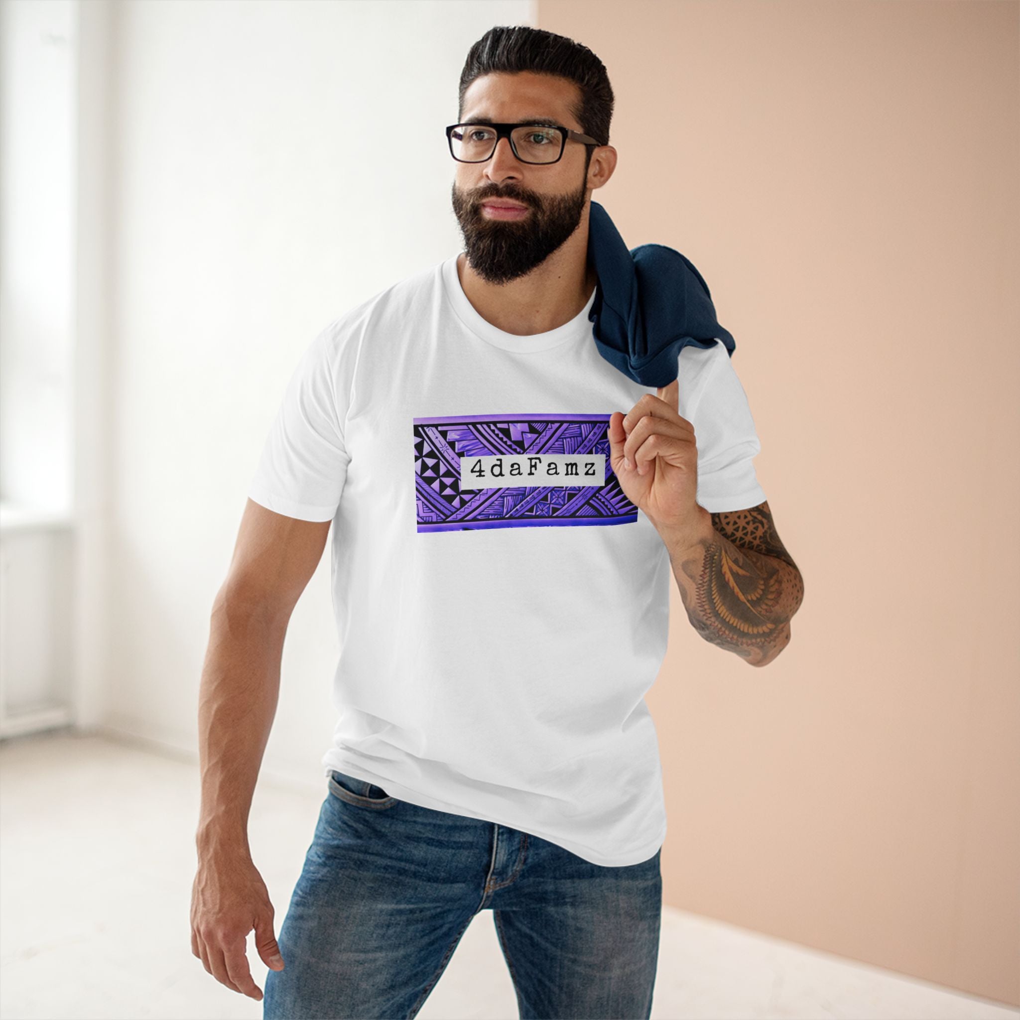 4daFamz REPRESENT Stylish Adult Staple Tee for Family Connections | Modern Unique Graphic Tee, Casual Wear, Everyday Comfort