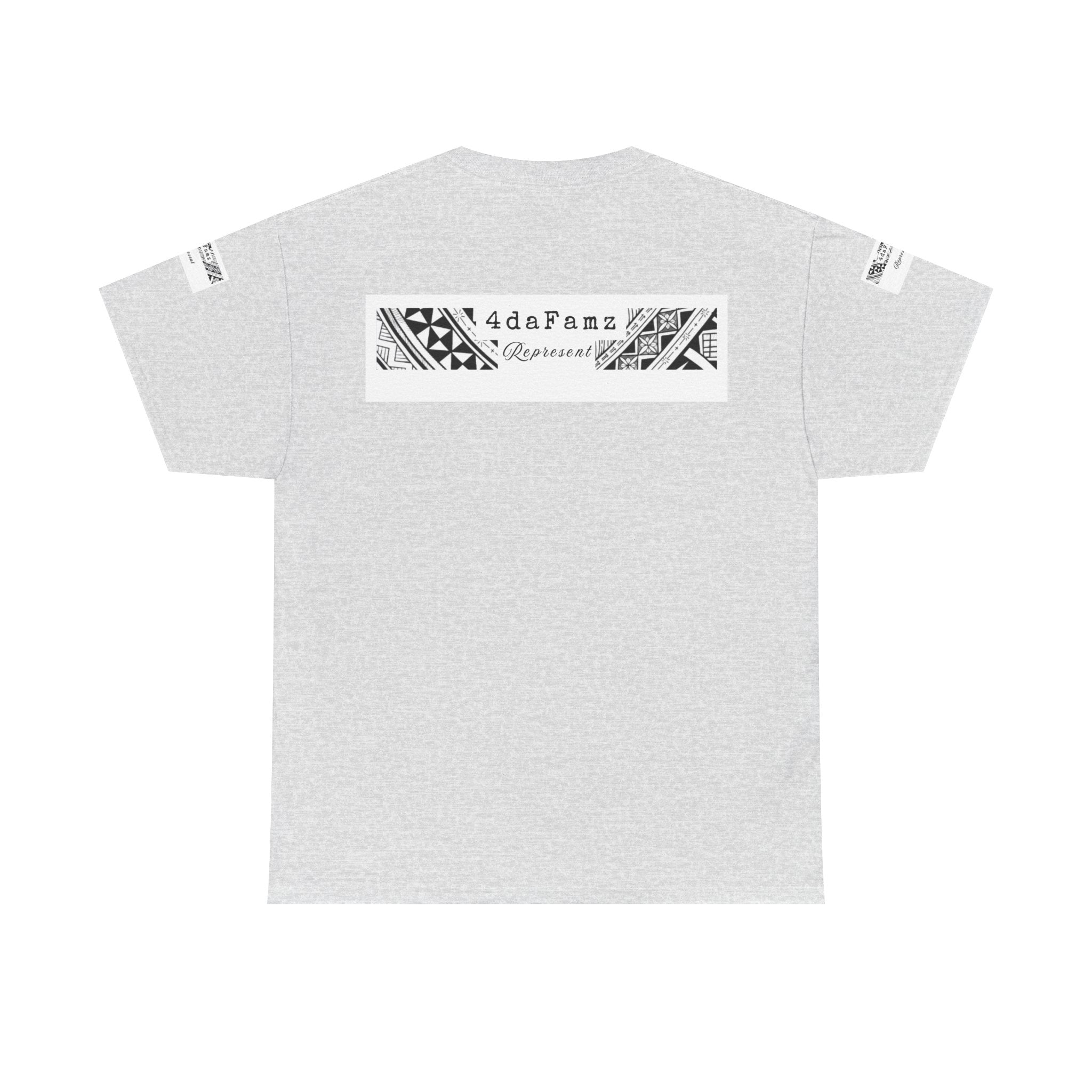 4daFamz REPRESENT Stylish Unisex Quality Cotton Trendy Tee with Relaxed Islander Vibes, Casual Wear, Gifts for Family, Everyday Comfort