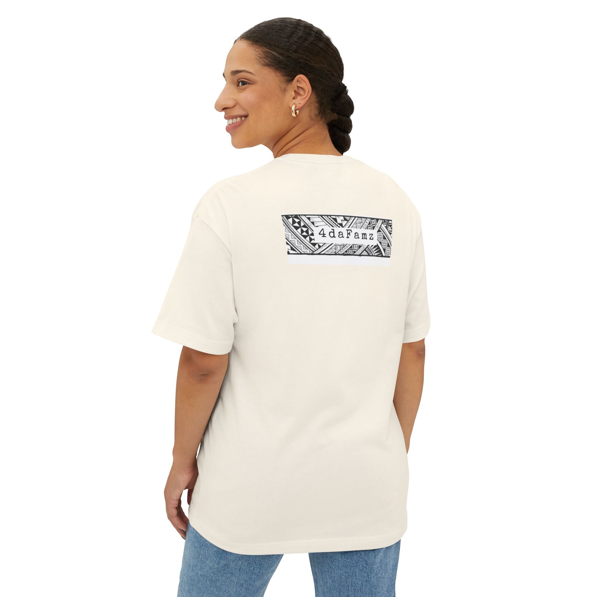 4daFamz RESPECT Chic Unisex Oversized Boxy Tee, Casual Comfort Shirt, Everyday Tee, Trendy Streetwear Top, Unique Gift